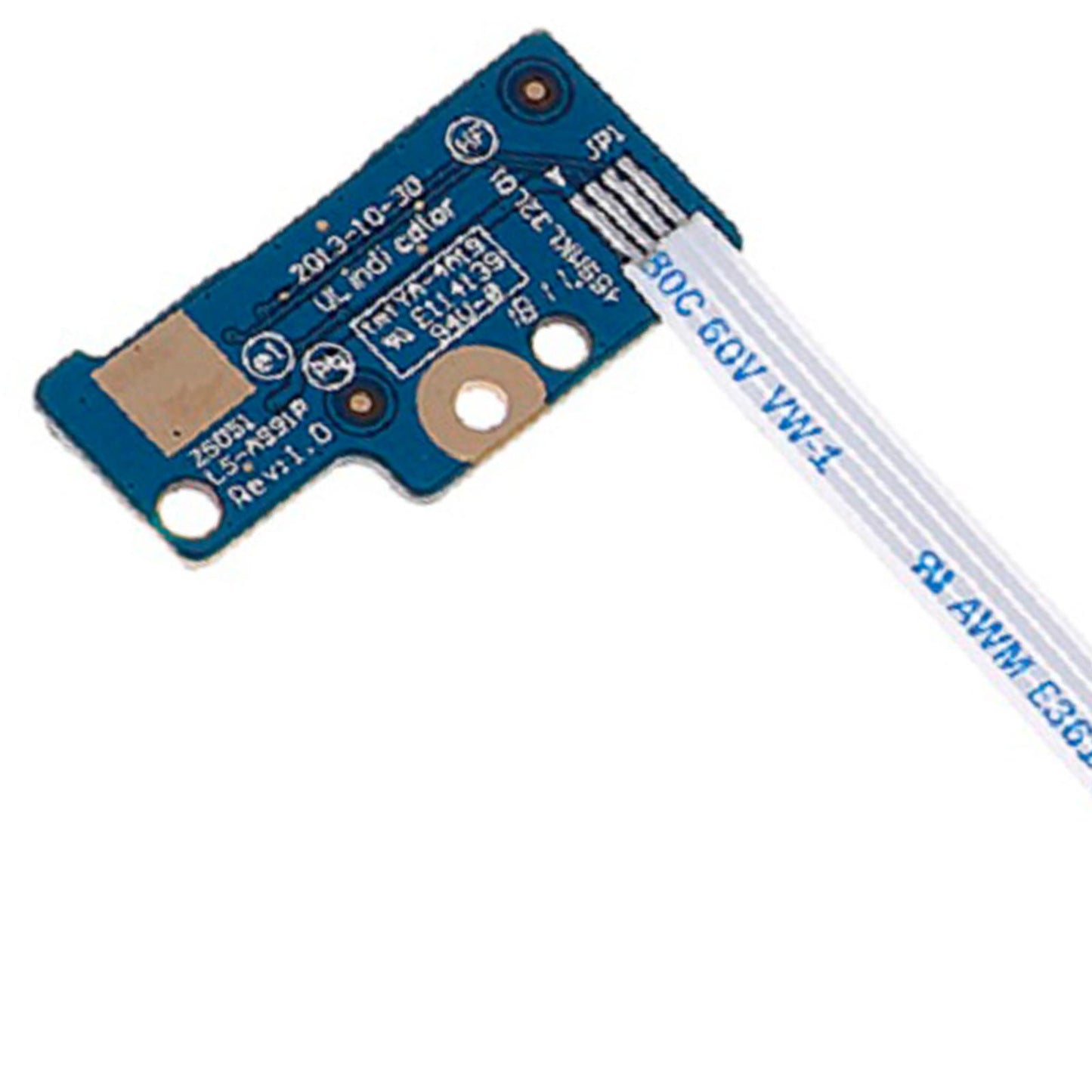 Power Switch Button Board with Cable High Performance for HP Ls-A991P Laptop