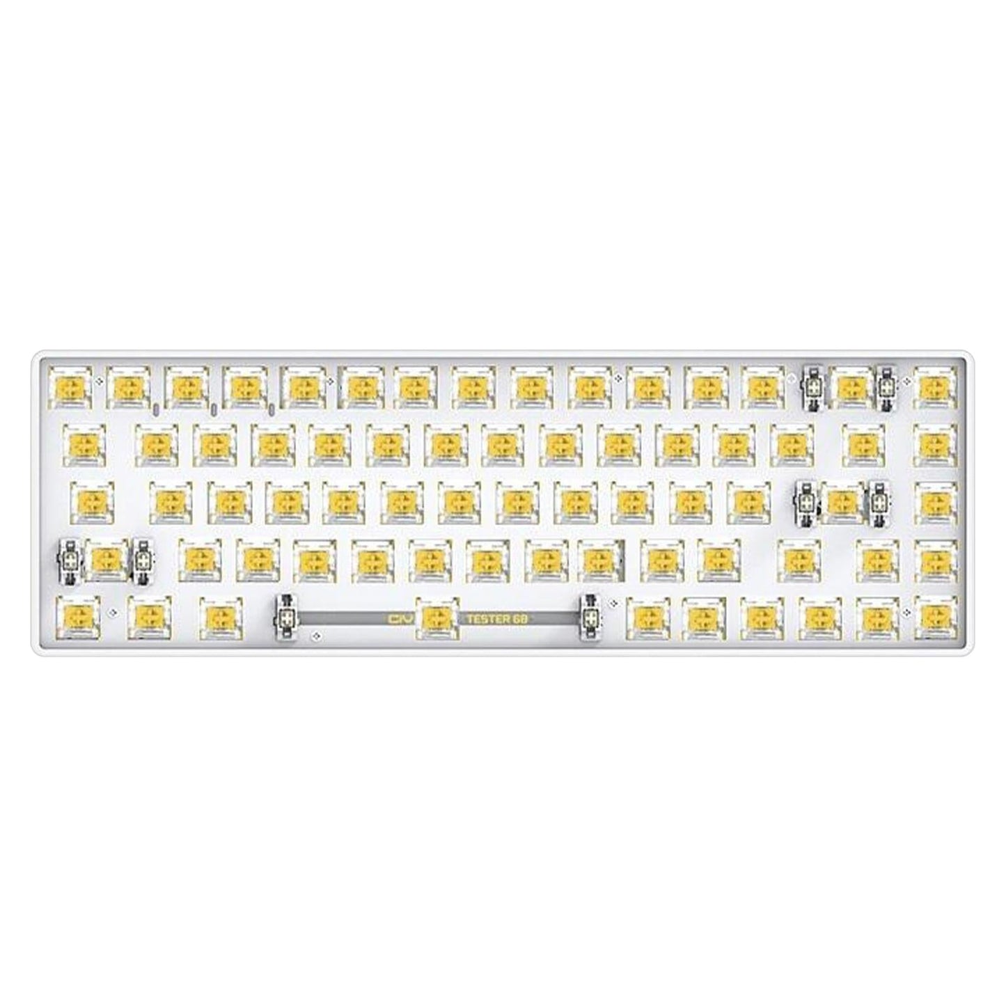 TESTER68 2-Mode Wireless BT5.0 and 2.4G Mechanical Keyboard Kit Option 5