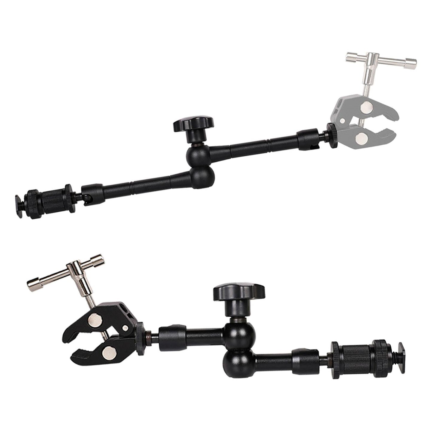 Articulating Magic Arm with Super Clamp for Camera Rig Flash Light 7inch