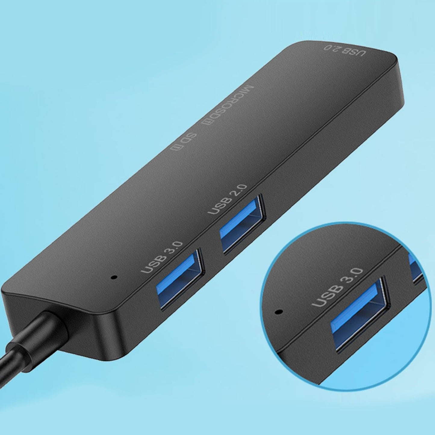 Docking Station 5 in 1 Multiport High Speed for Laptop Computers Devices USB 3.0