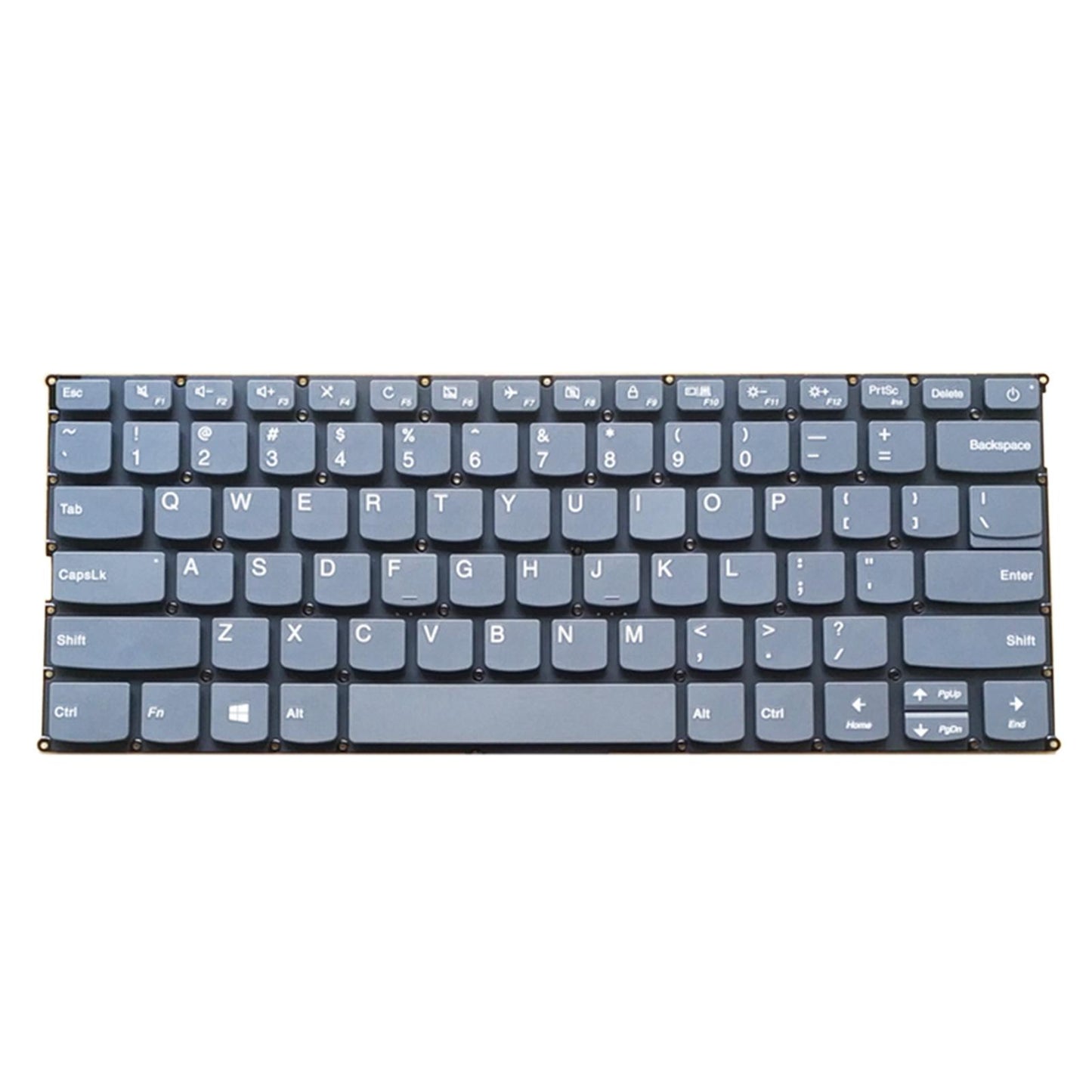 Keyboard US Layout Matte No Backlit Black for Lenovo IdeaPad 720S-14IKB