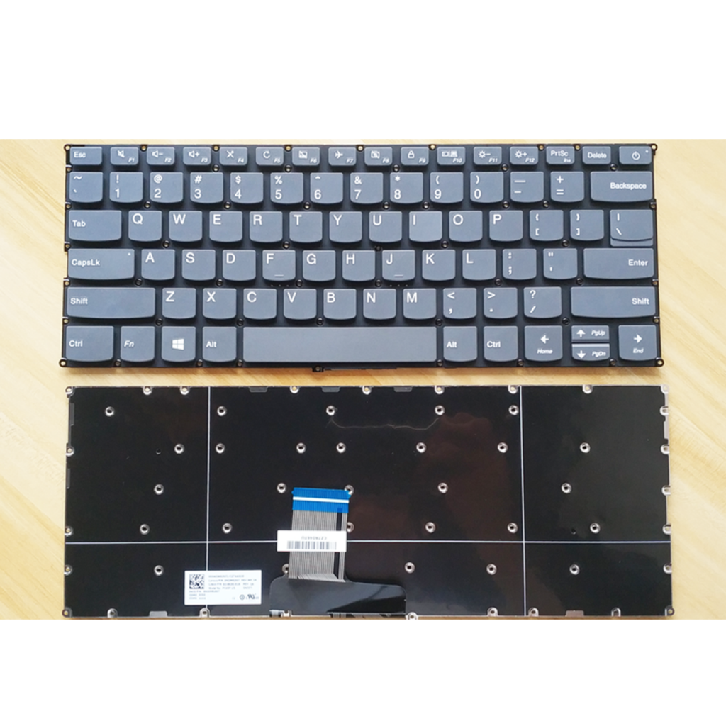 Keyboard US Layout Matte No Backlit Black for Lenovo IdeaPad 720S-14IKB