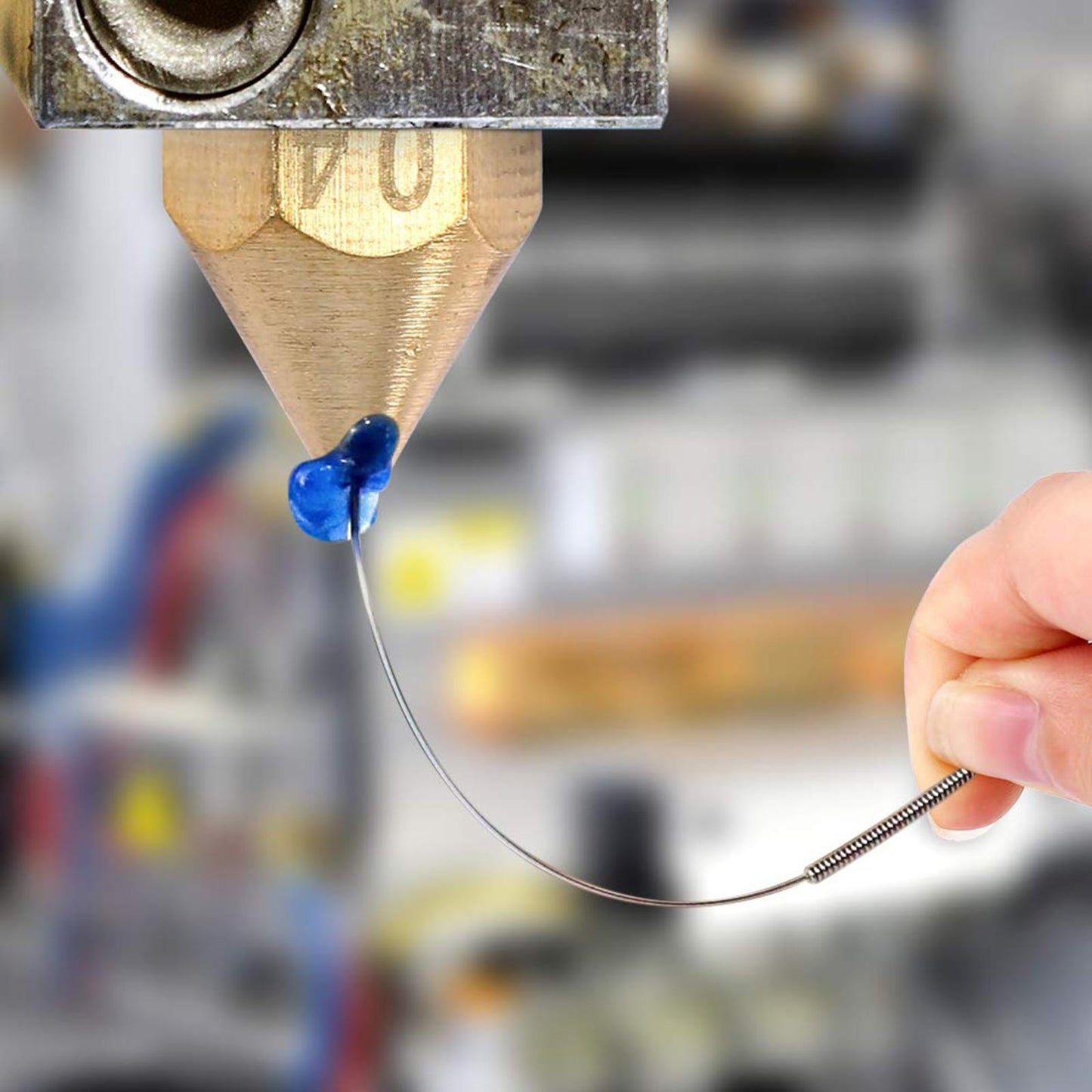 3D Printer Nozzles 20Pcs 0.4mm MK8 Brass Nozzles for Creality Ender Ender 5