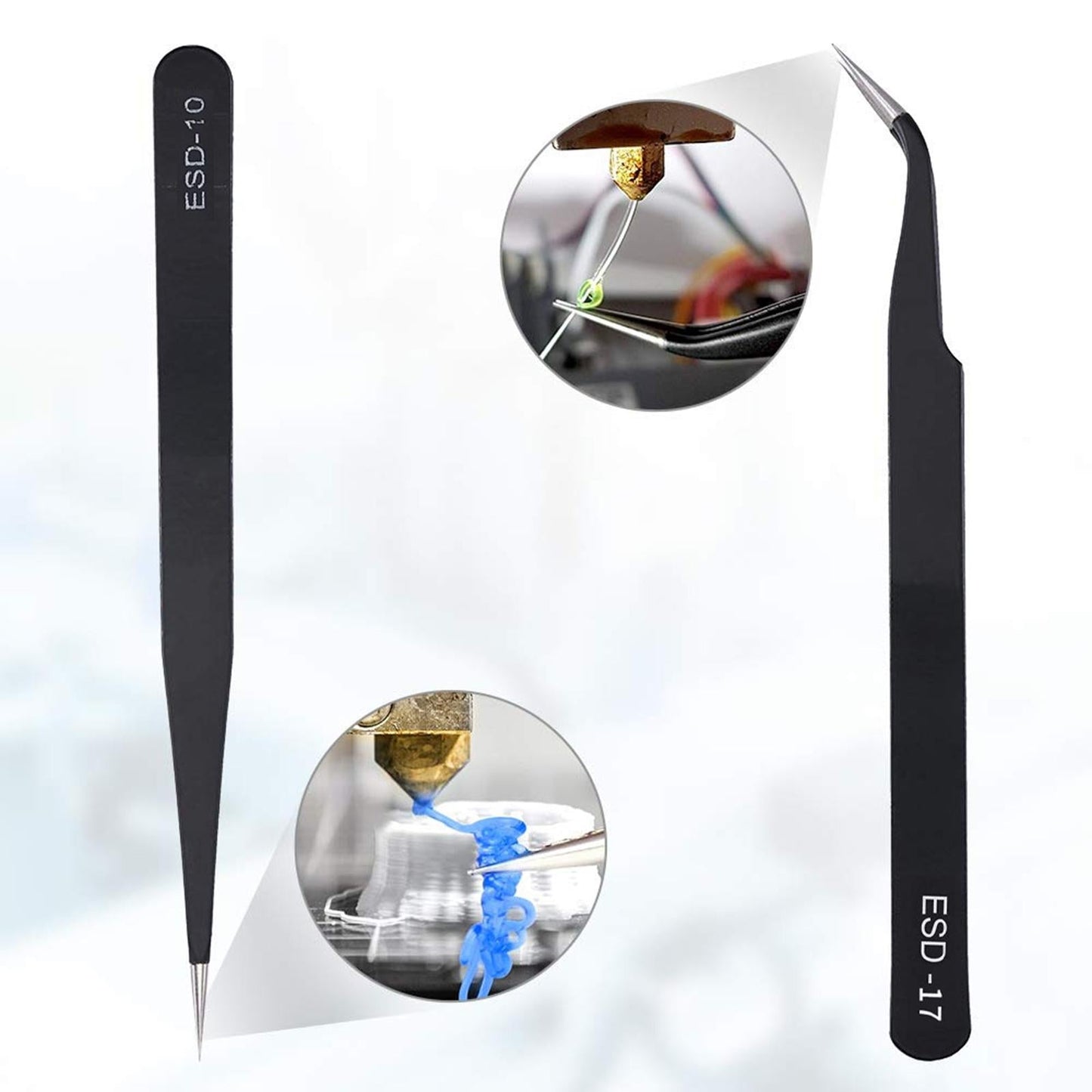 3D Printer Nozzles 20Pcs 0.4mm MK8 Brass Nozzles for Creality Ender Ender 5