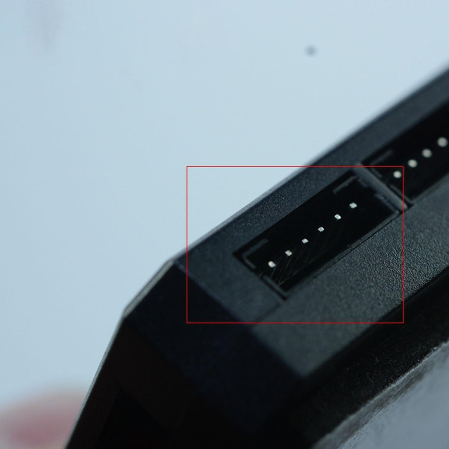 PC Impeller Water Flow Meter Indicator 5 V RGB Light G1/4 Threaded Silver