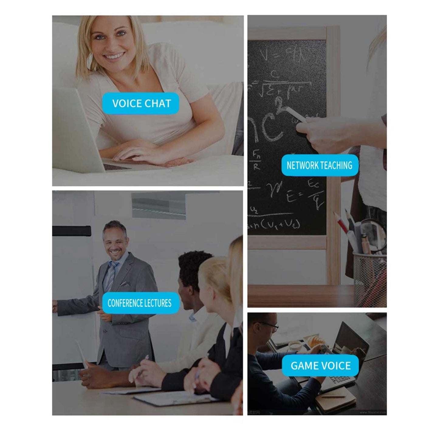 Conference USB Microphone Bluetooth Mute Function for Online Meeting PC