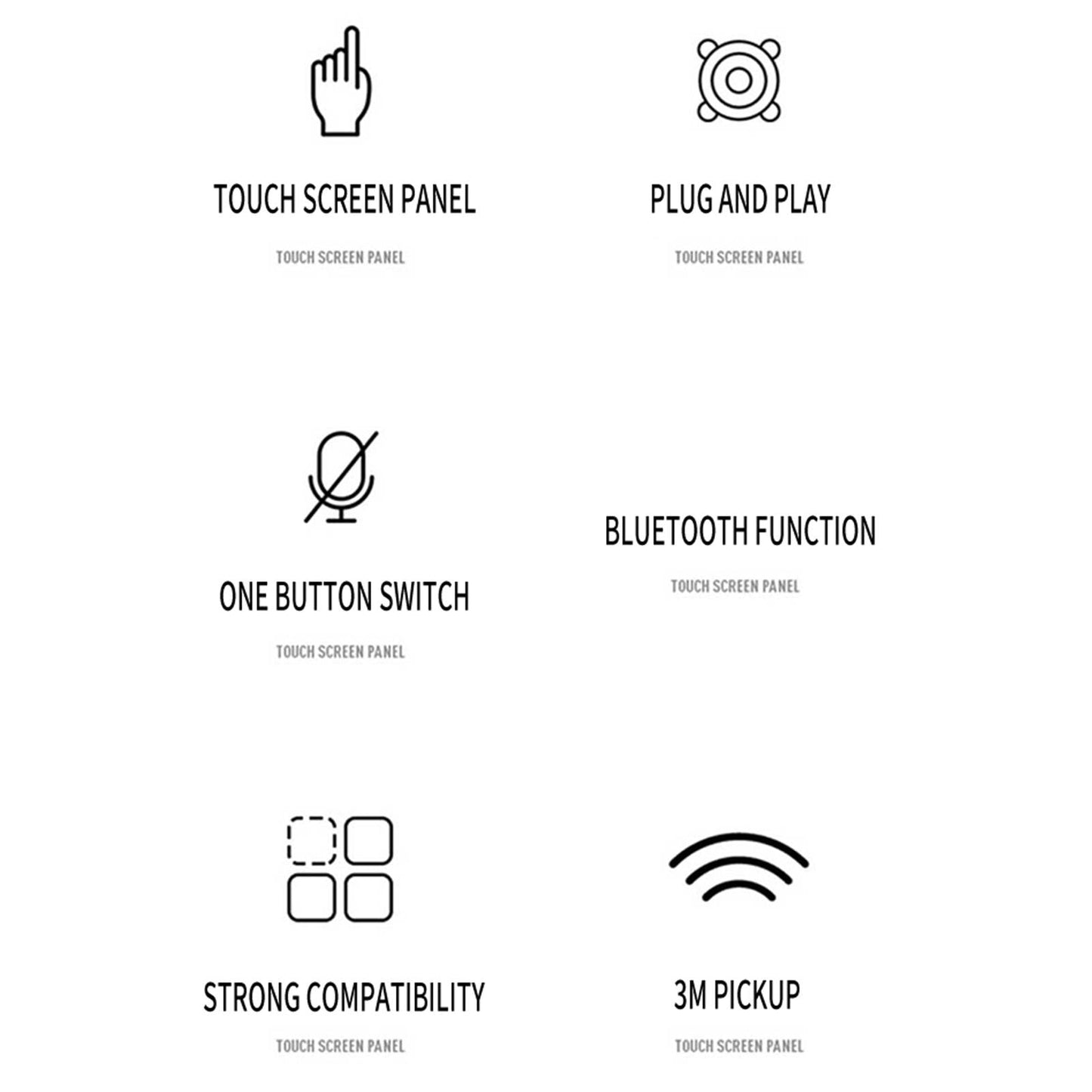 Conference USB Microphone Bluetooth Mute Function for Online Meeting PC