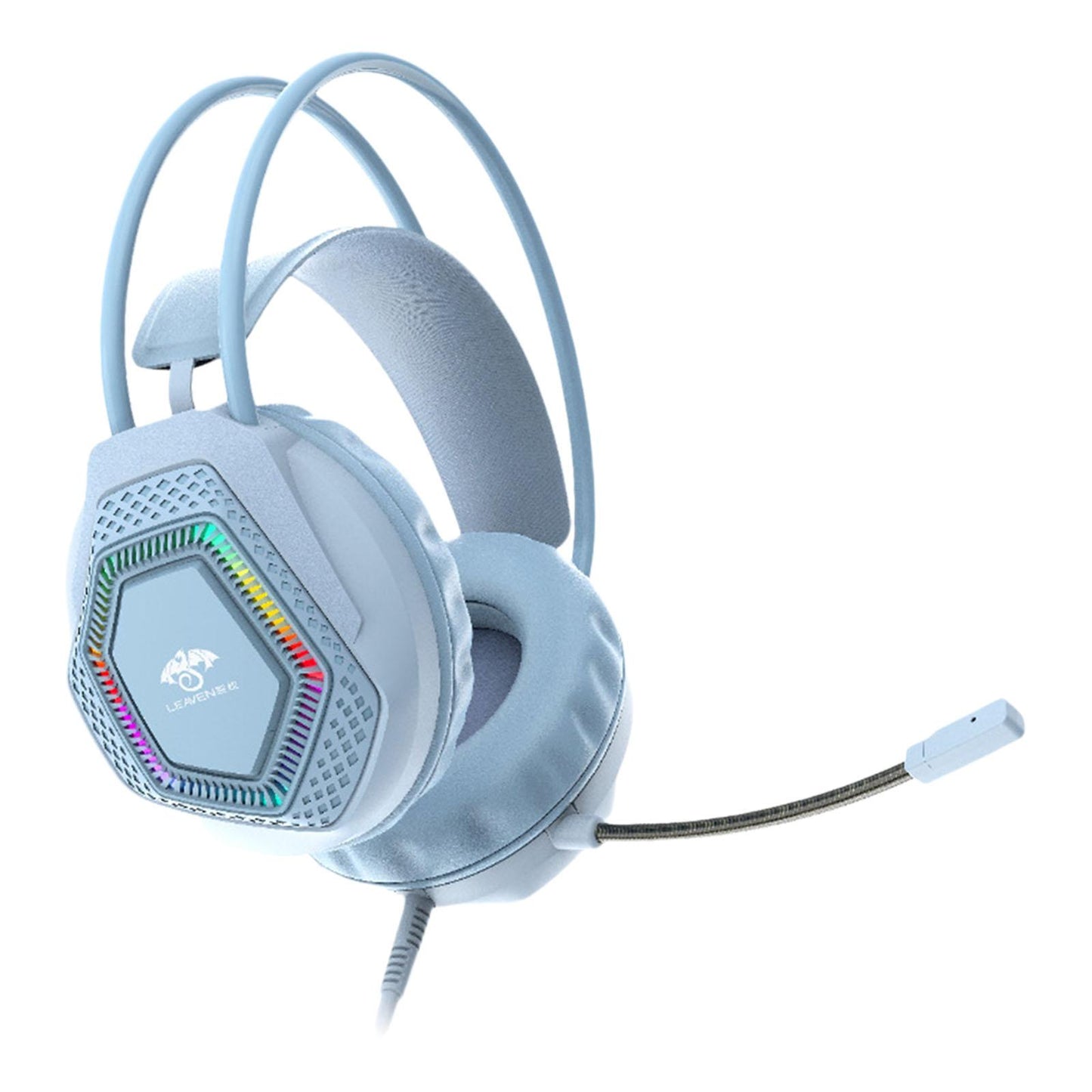 Wired Gaming Headset G70 USB for Android iOS Multi platforms for PS4 5 Blue