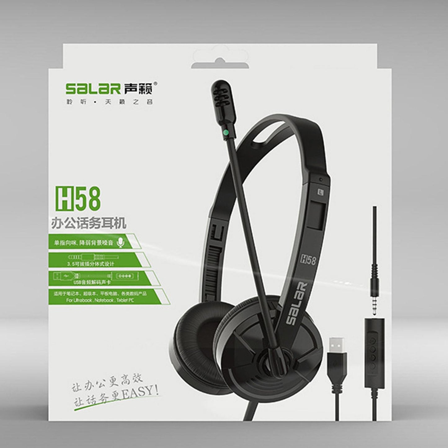Gaming Headset Headphones With Mic for PC Laptop