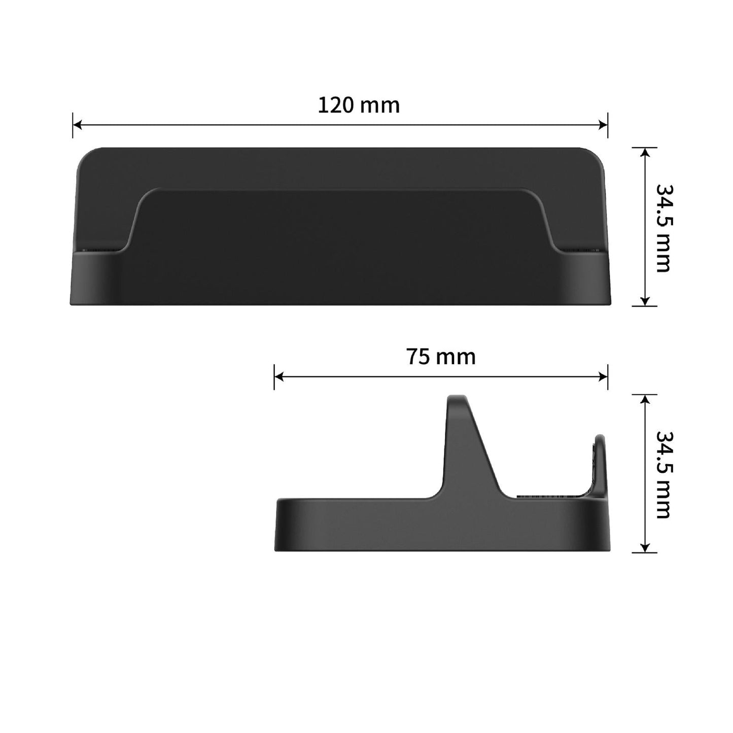 Game Stand Holder Non-Slip for Switch OLED & Lite Console, for Steam Deck