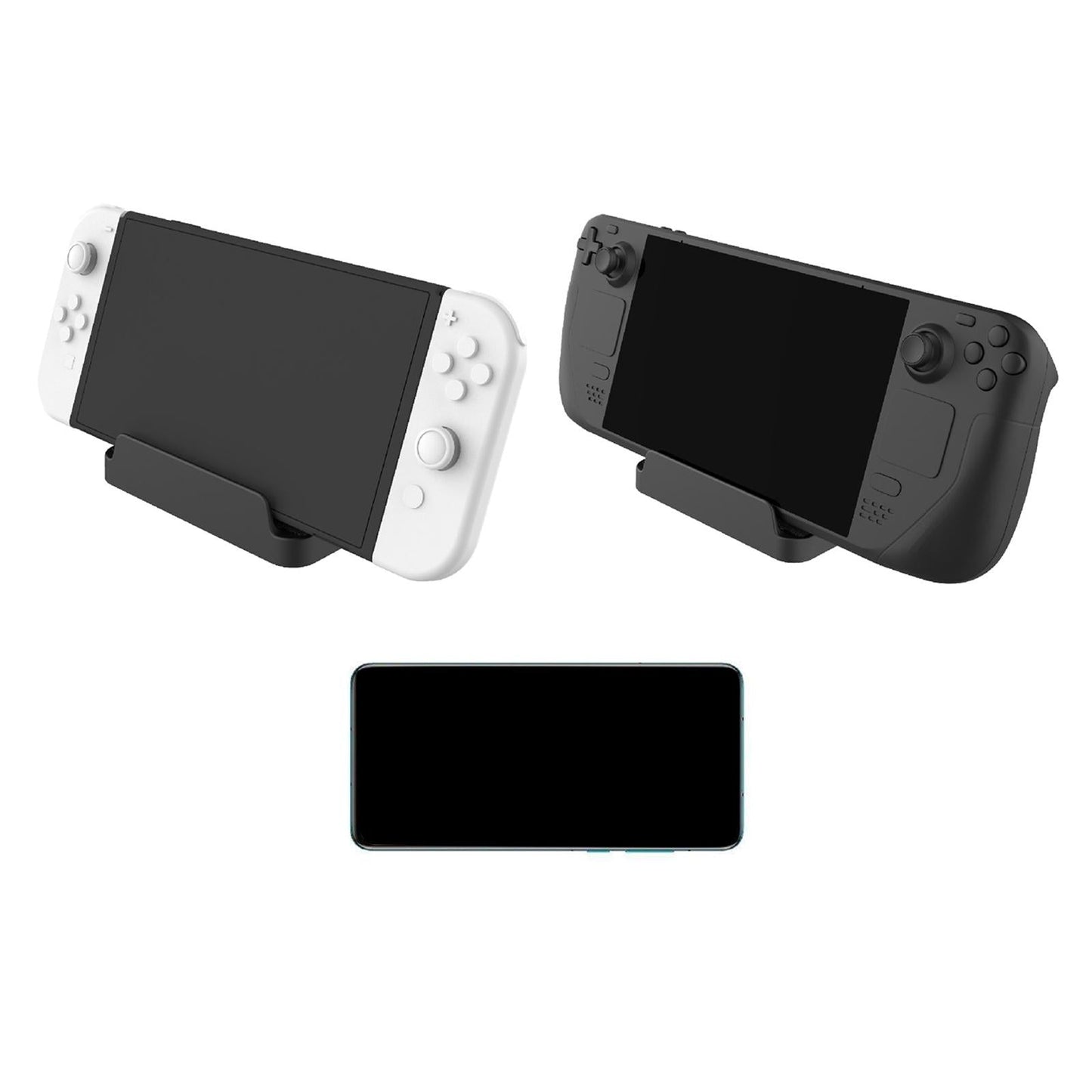 Game Stand Holder Non-Slip for Switch OLED & Lite Console, for Steam Deck