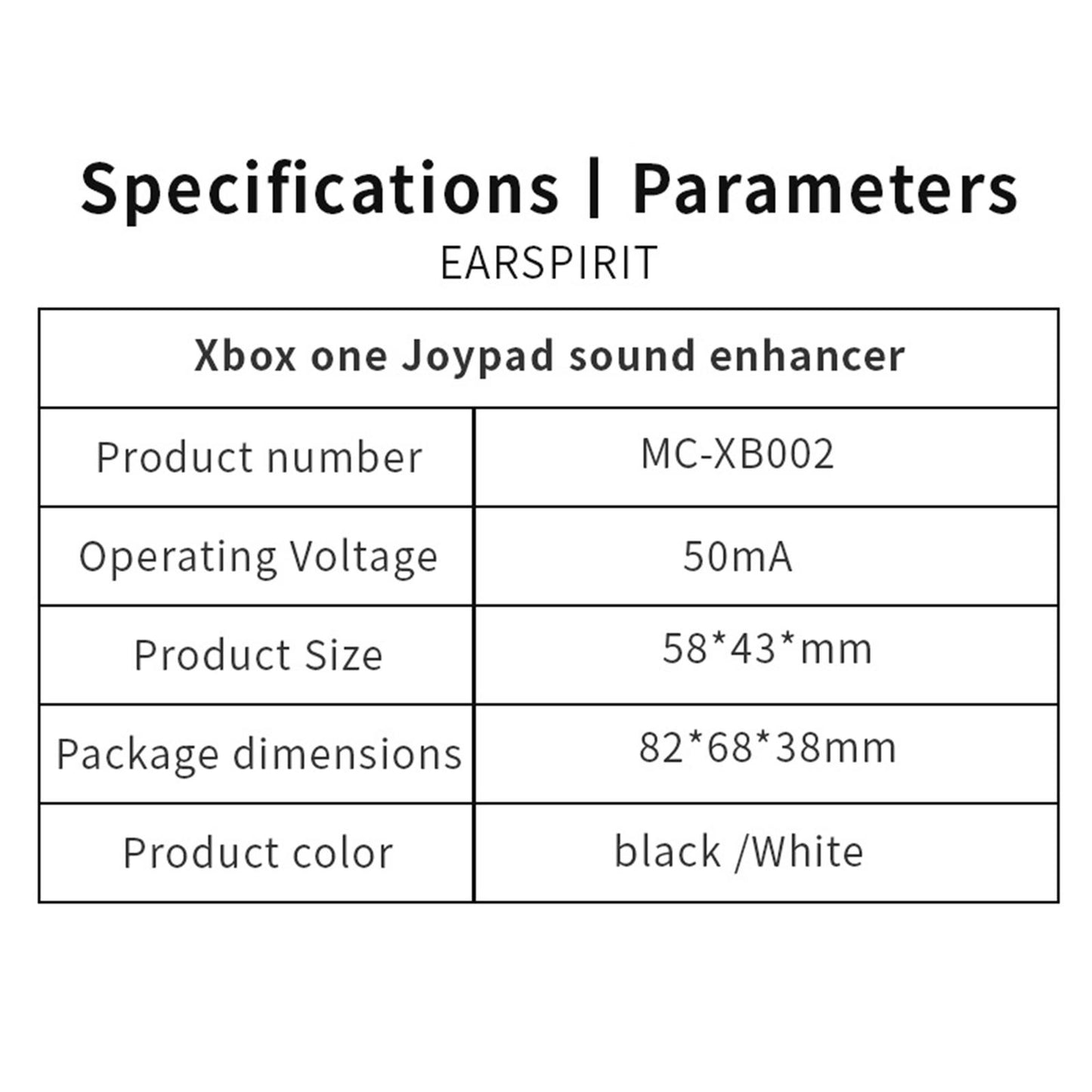 Game Controller Sound Enhancer for Xbox Series X/Xbox One Headset Adapter