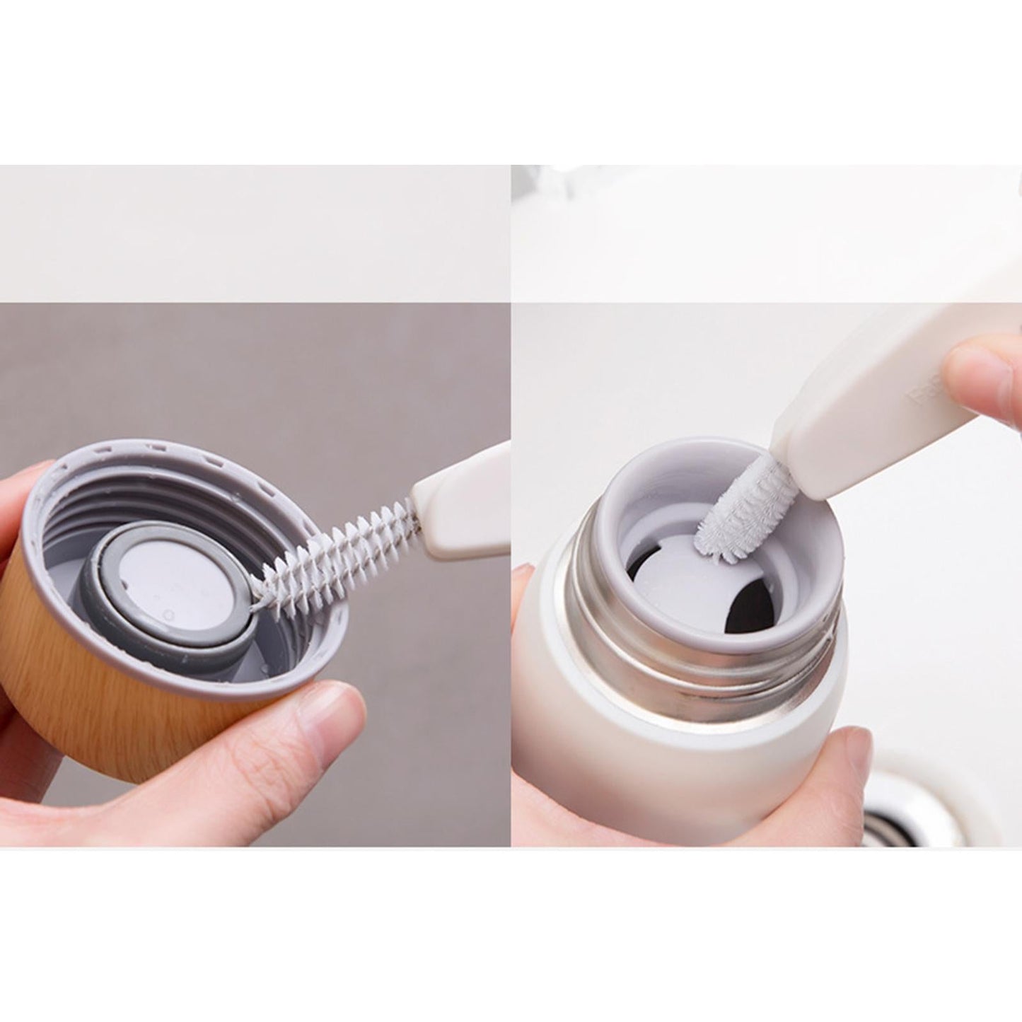 Tiny Crevice Cleaning Brush Multifunctional for Kitchen Cleaning Pack of 2