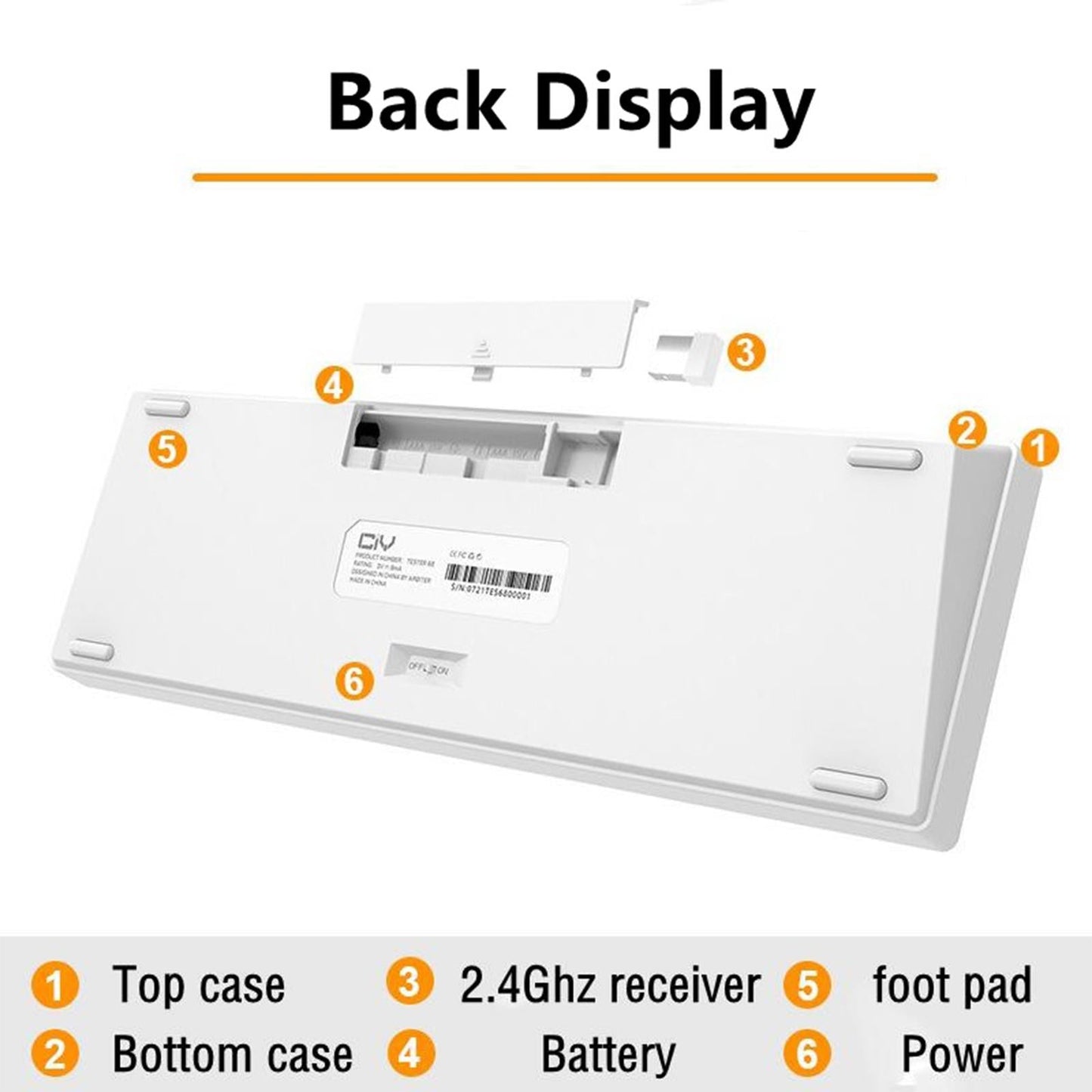 Tester68 Mechanical Keyboard Kits 2.4G/Bluetooth 5.0 green option 18