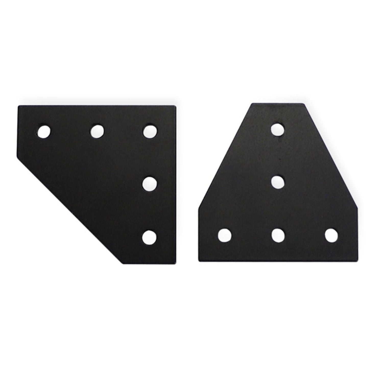 2x 5 Hole Joint Board Plate Joining Plate Bracket for 3D Printer Accessories 5 hole L-shaped