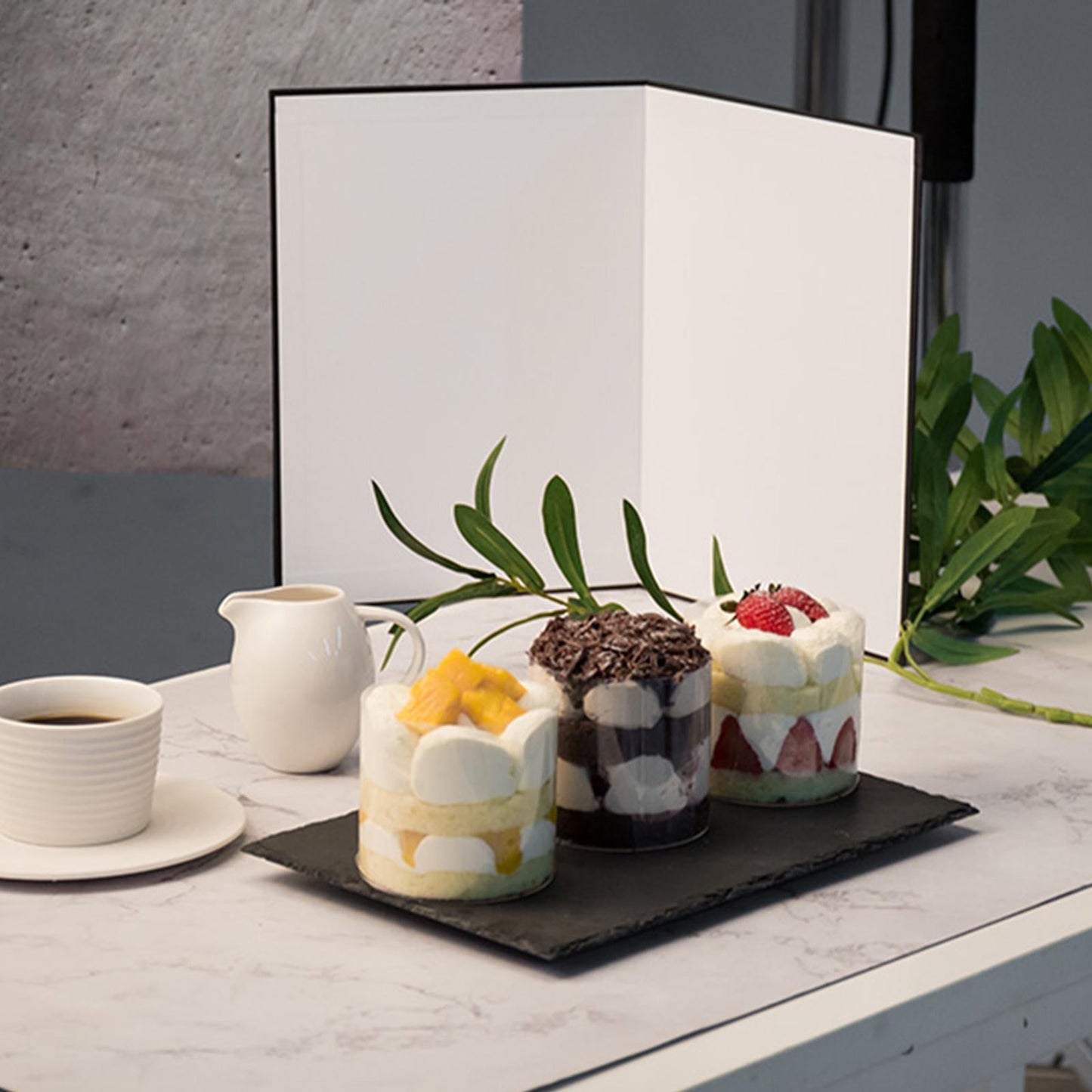 A3 Camera Photography Cardboard Folding Reflective Paper for Absorb Light black white gold