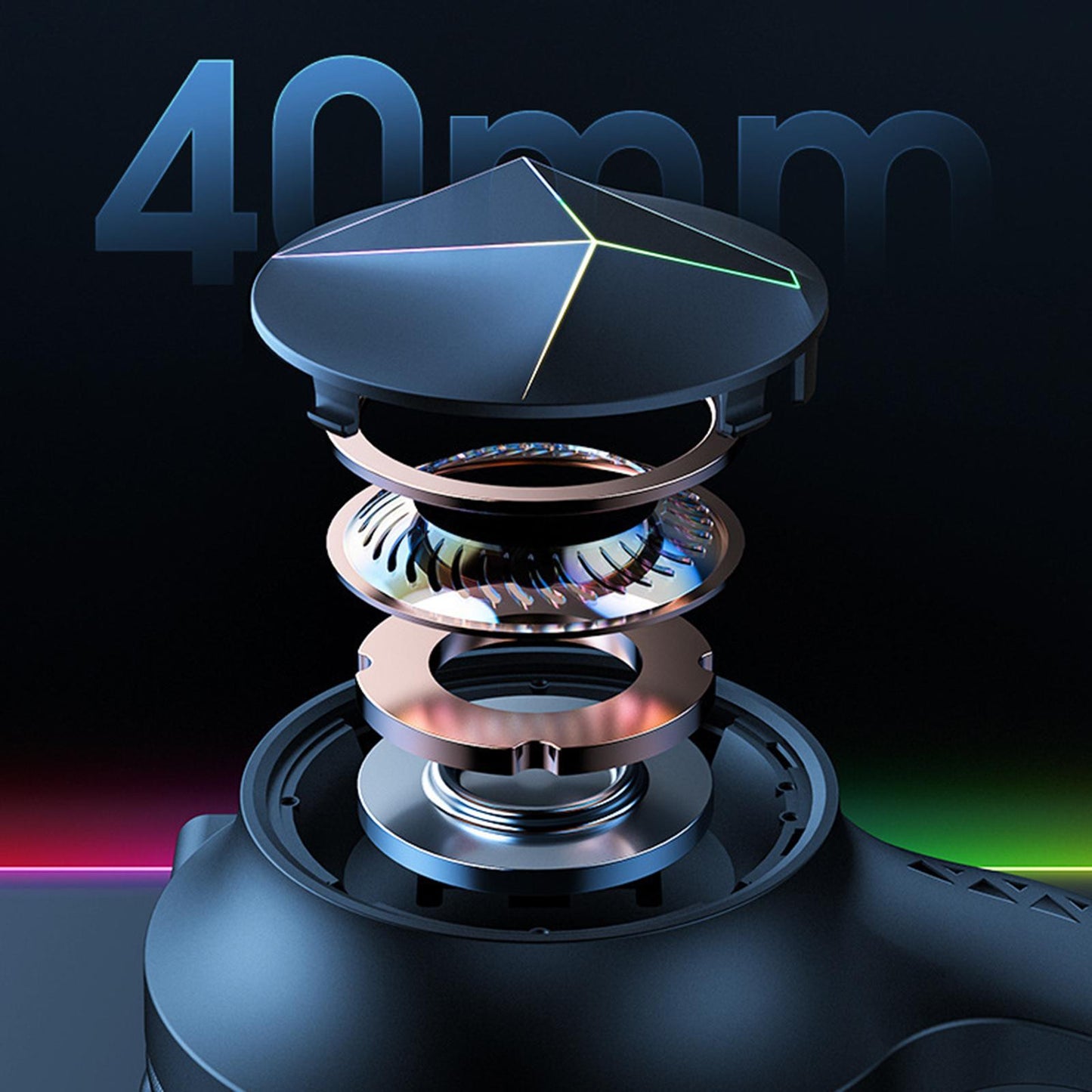 Wired Gaming Headset LED for One PC Computer Laptop Multi platforms