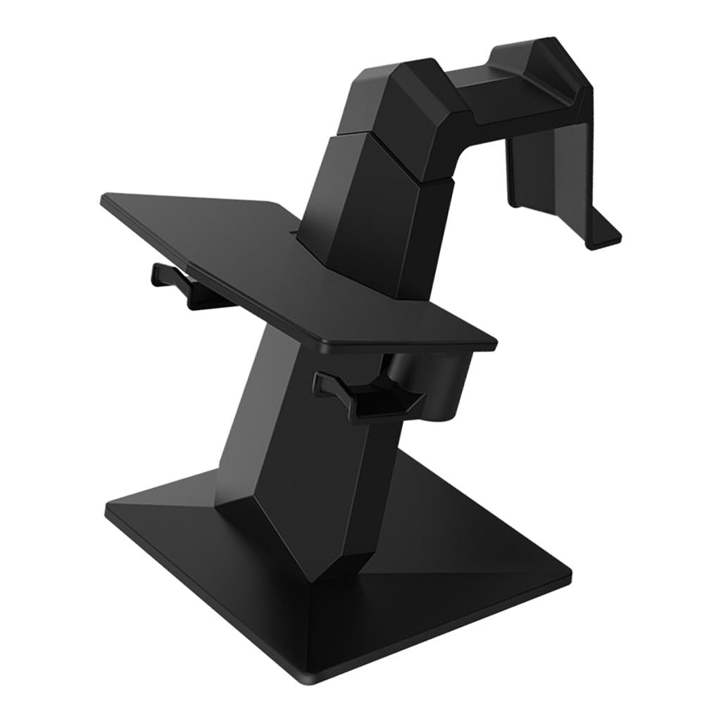 VR Stand Headset Display Holder Space Saving Easy to Use for Oculus Rift S Black