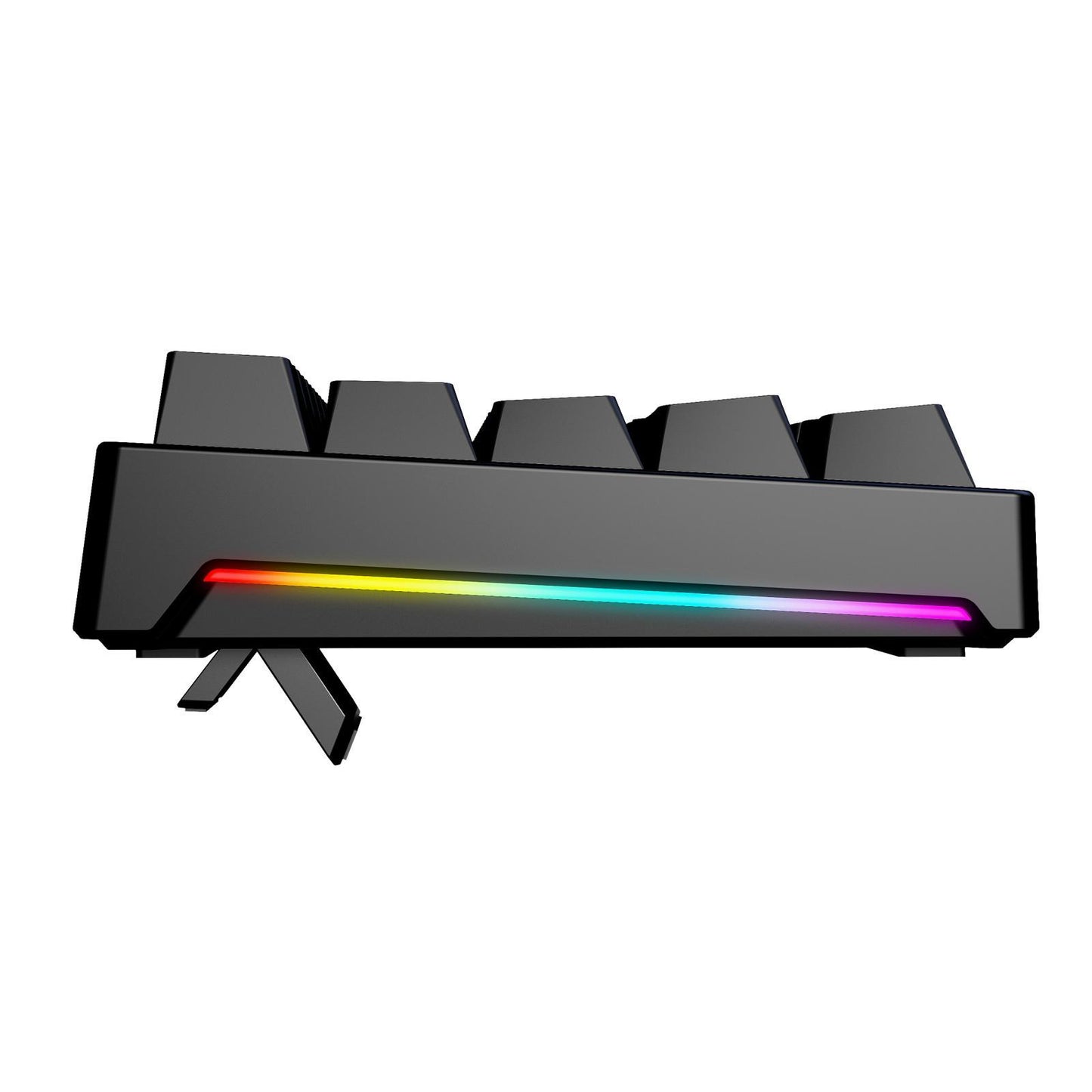 Wired Mechanical Gaming Keyboard Wired Keyboard 71-Key for Computer Desktop Black