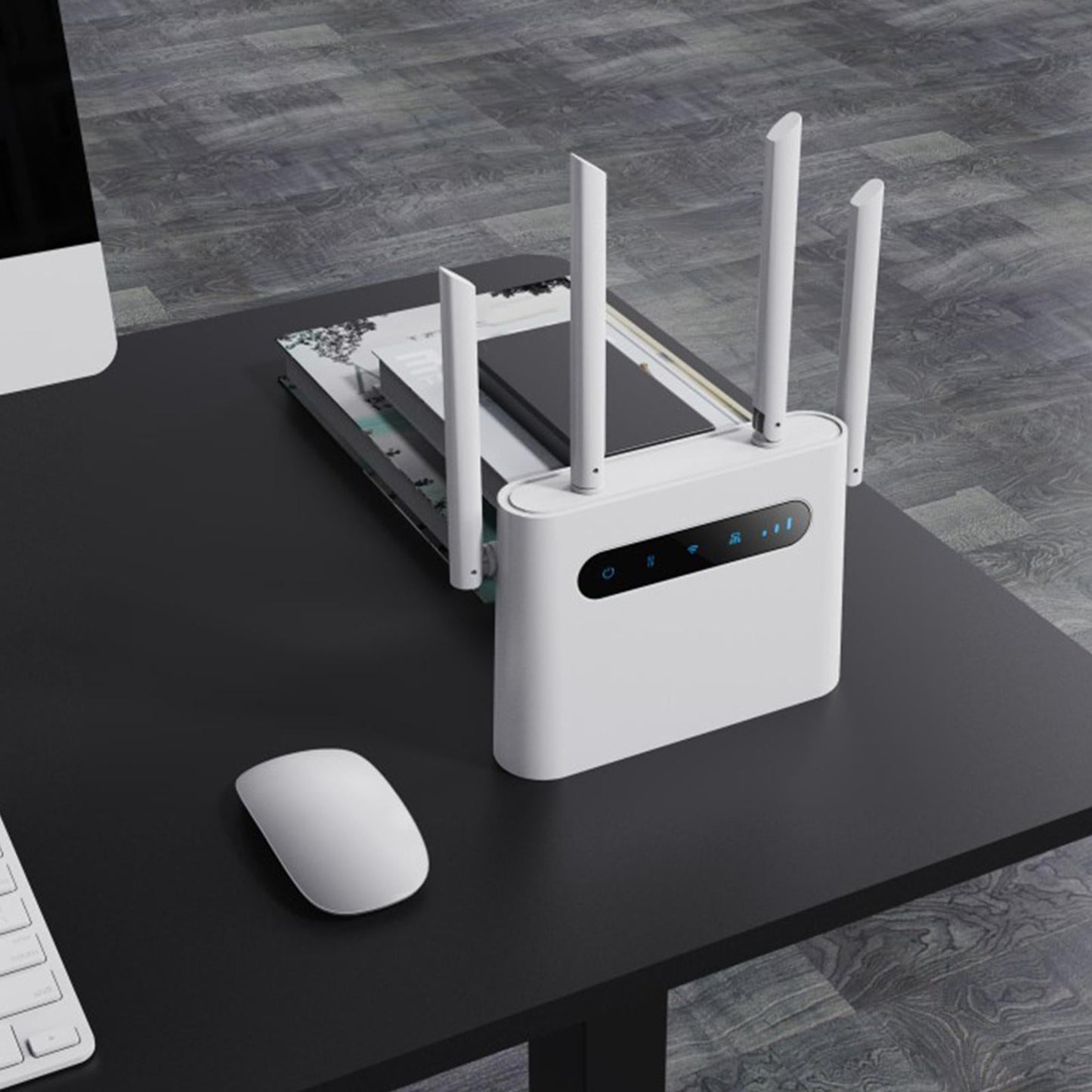 4G LTE Router with Sim Card Slot with Firewall for Factory Office Street EU