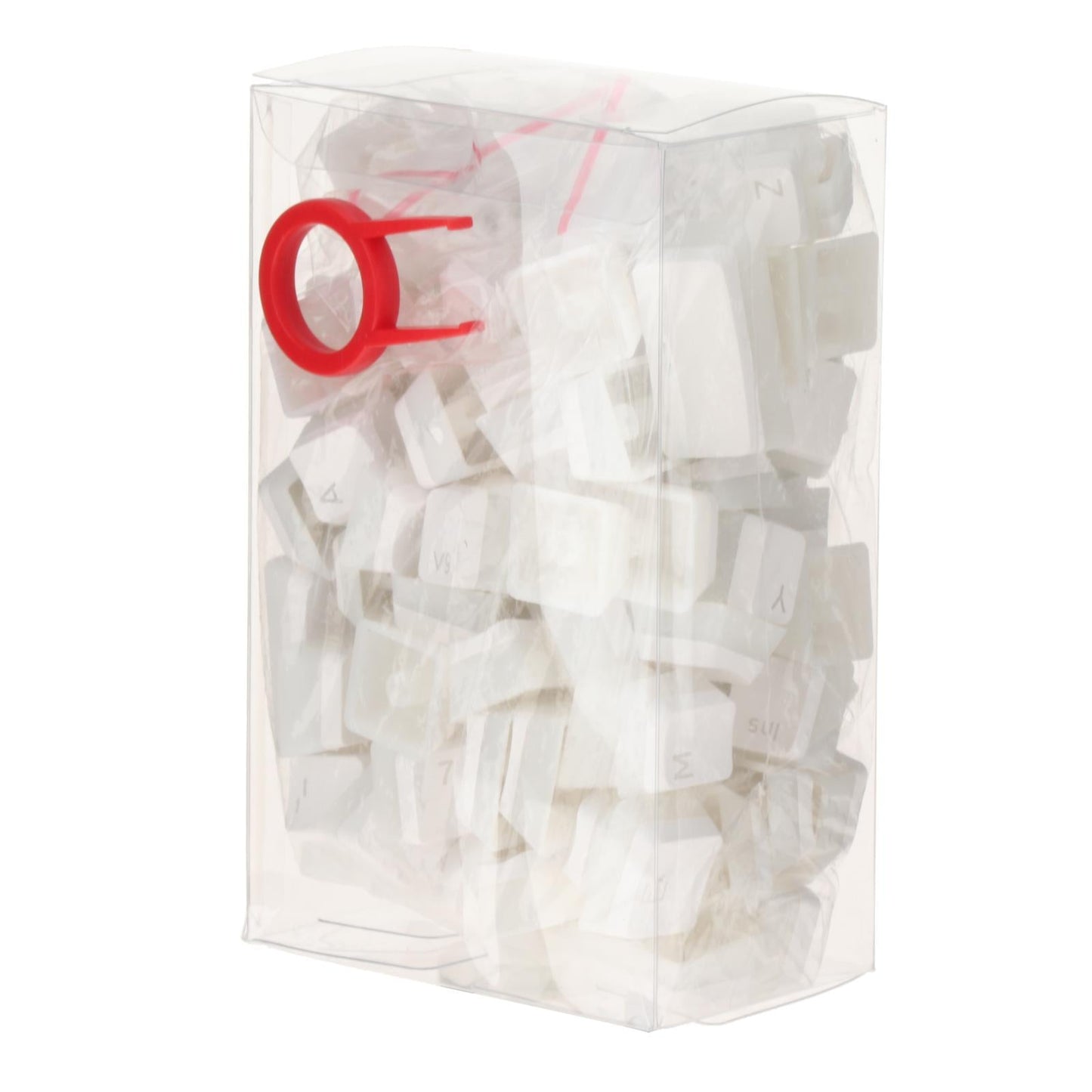 PBT Pudding Keycaps 108 KeysDoubleshot Keycap Set for PC Gaming White