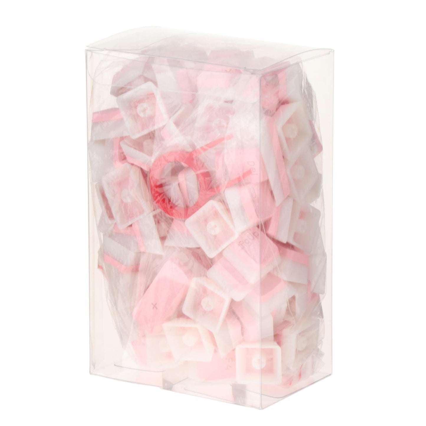 PBT Pudding Keycaps 108 KeysDoubleshot Keycap Set for PC Gaming Pink