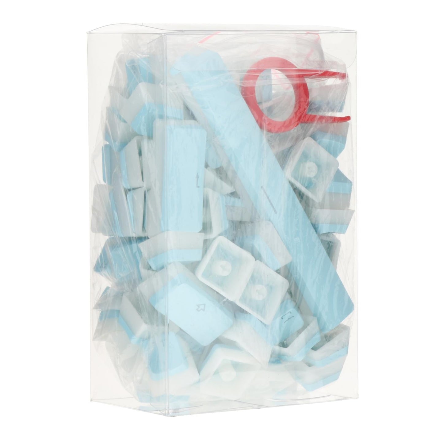 PBT Pudding Keycaps 108 KeysDoubleshot Keycap Set for PC Gaming Blue