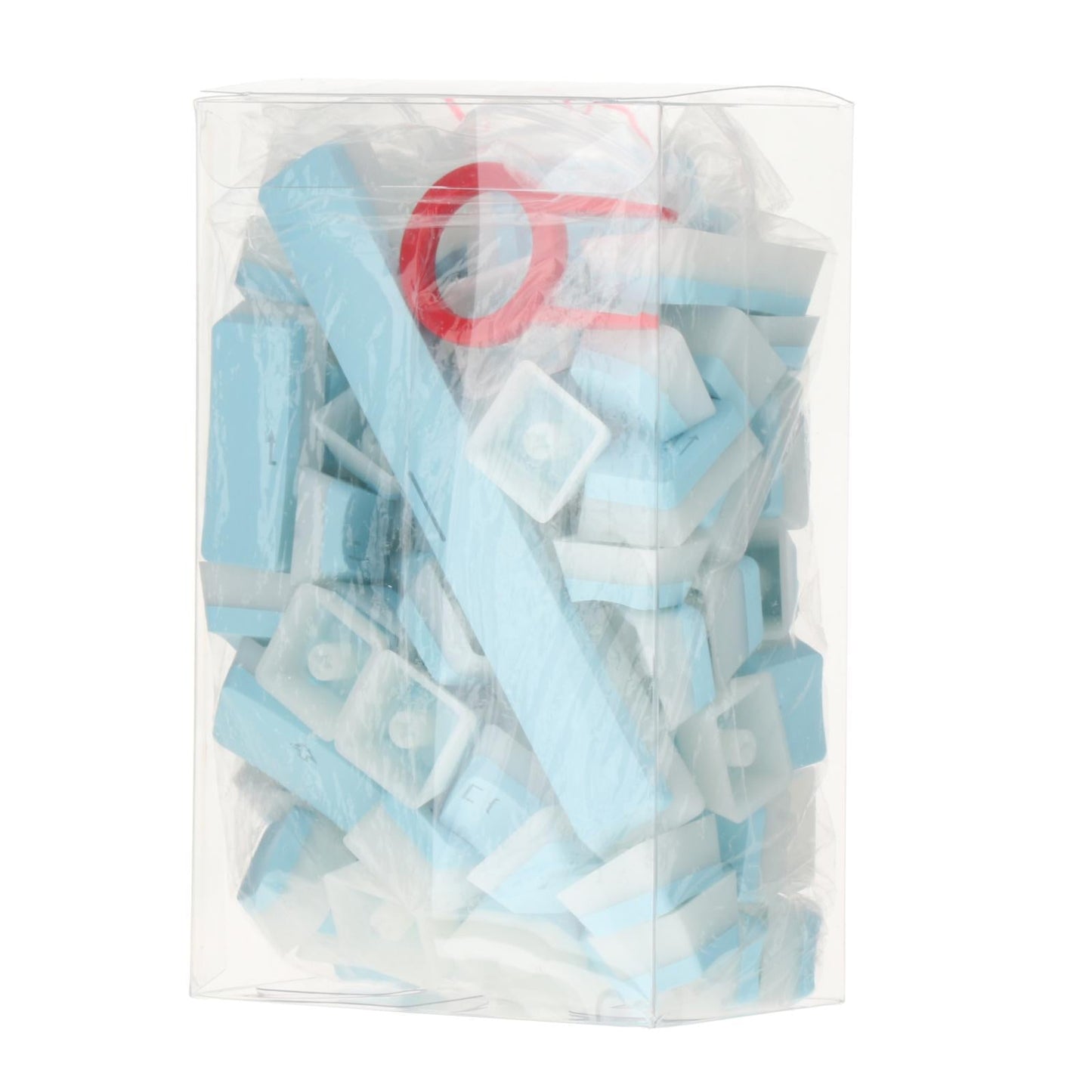 PBT Pudding Keycaps 108 KeysDoubleshot Keycap Set for PC Gaming Blue