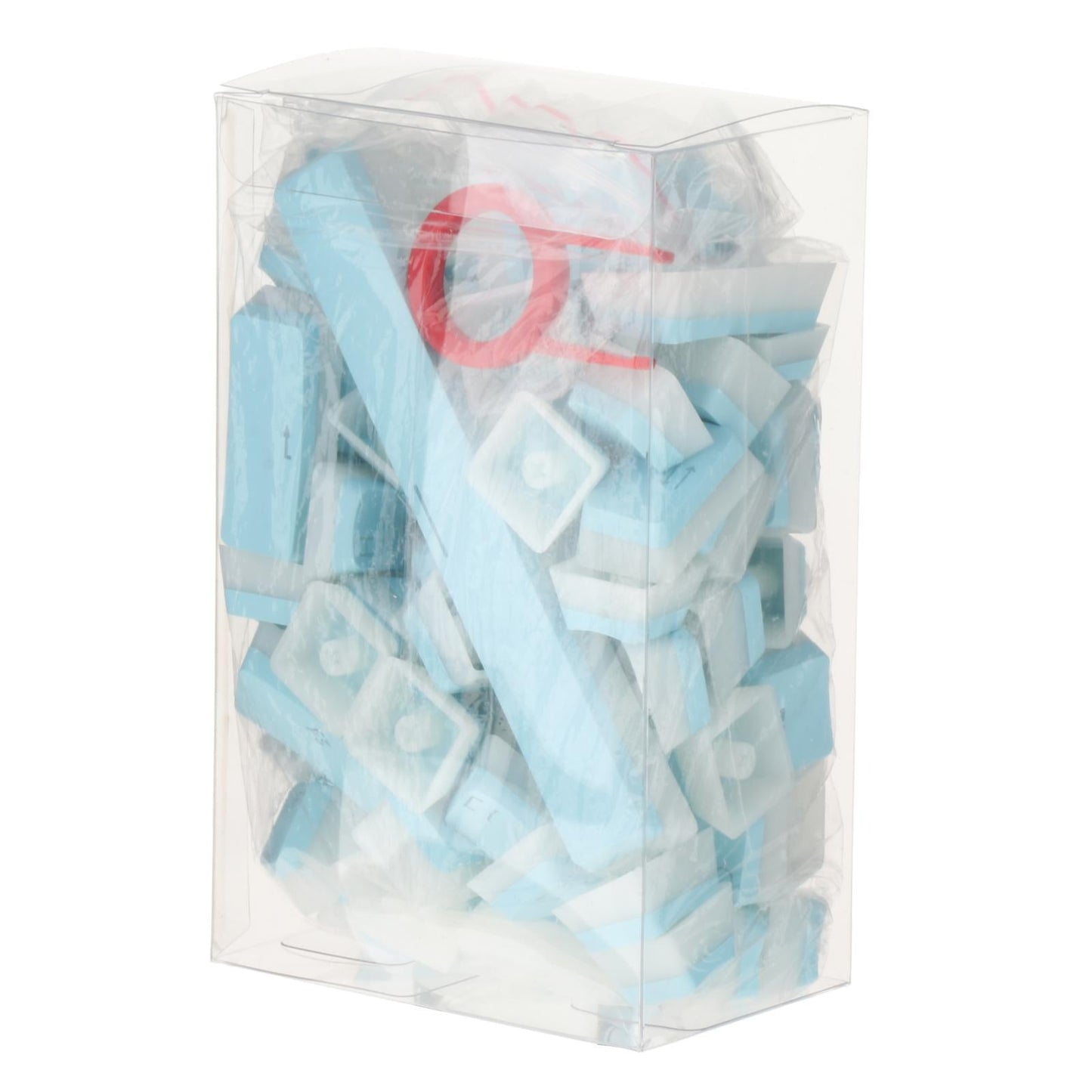 PBT Pudding Keycaps 108 KeysDoubleshot Keycap Set for PC Gaming Blue