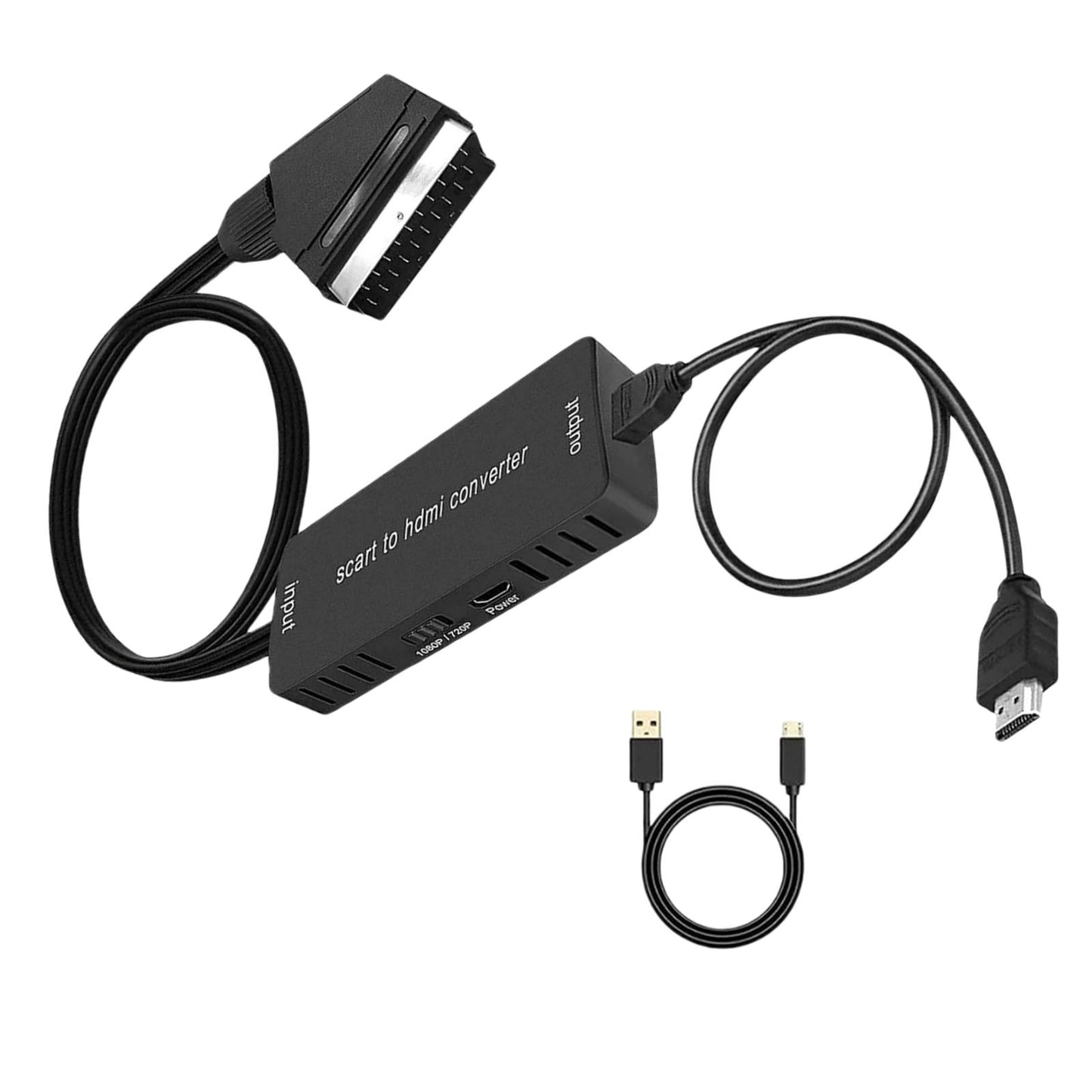 SCART to HDMI Adapter HD 1080P PC Home HDTV 720P/1080P DVD Player Switch