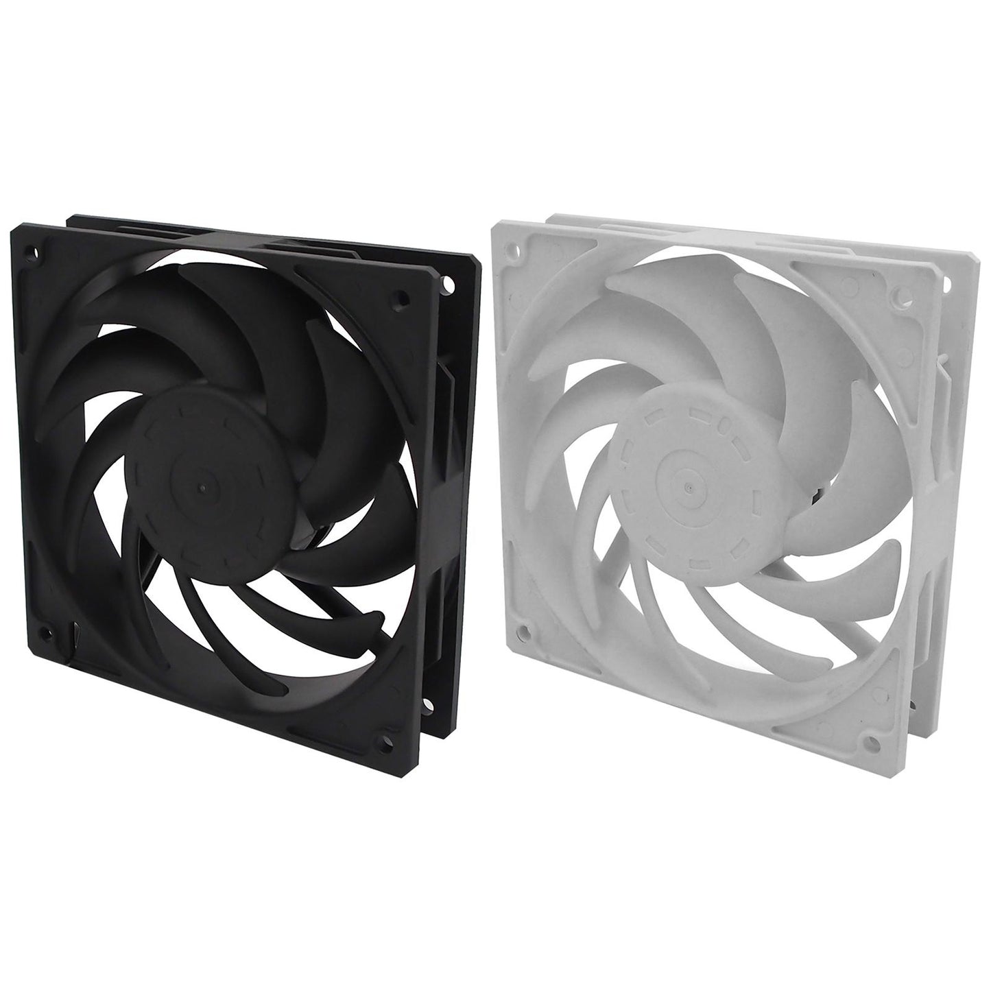 Quiet Cooling Case Fan 12cm/120mm DIY 4-Pin for Computer Case Mining Rig Black