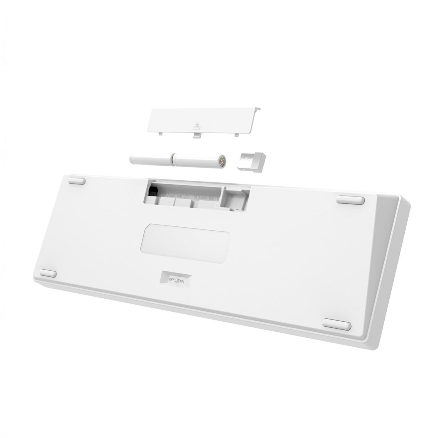 Mechanical Keyboard DIY Kit Hot-Swappable Shaft Base Axis for Windows PC White