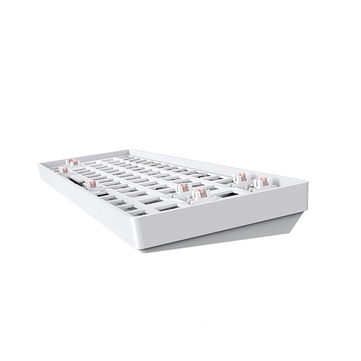 Mechanical Keyboard DIY Kit Hot-Swappable Shaft Base Axis for Windows PC White