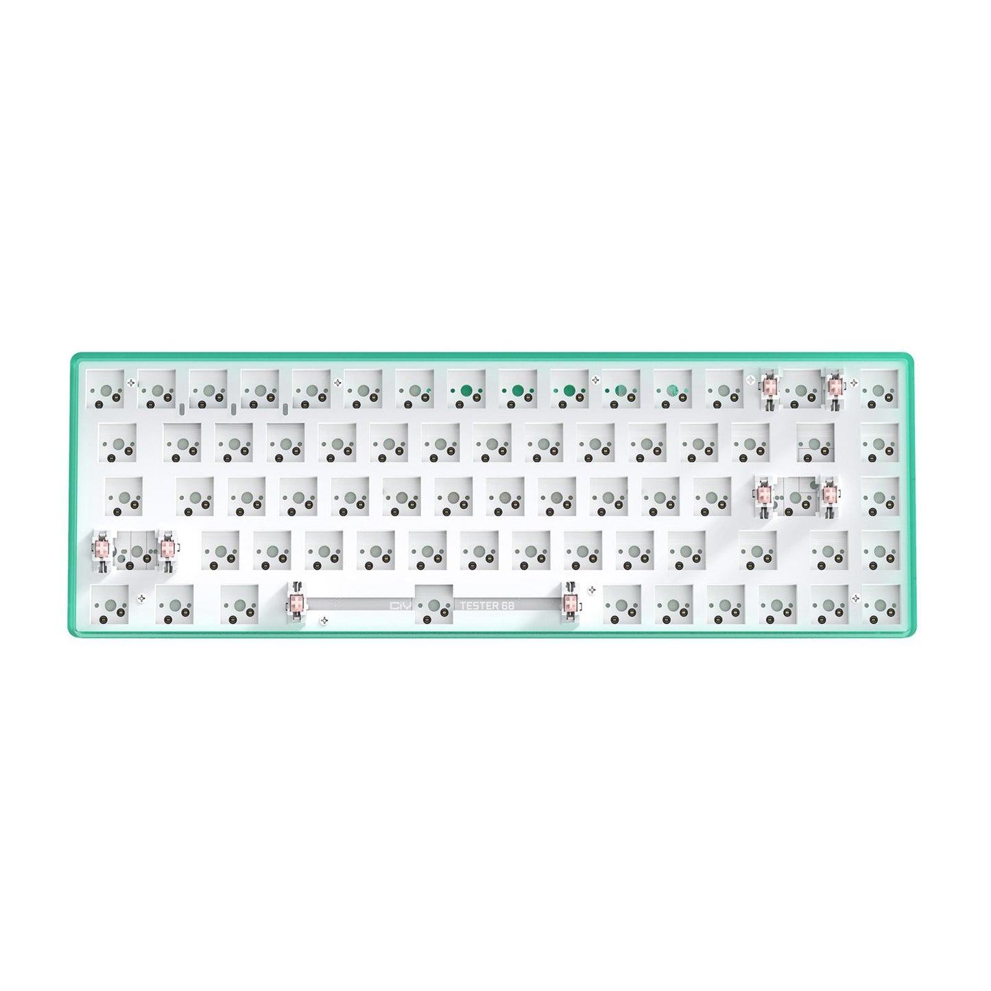 Mechanical Keyboard DIY Kit Hot-Swappable Shaft Base Axis for Windows PC Green