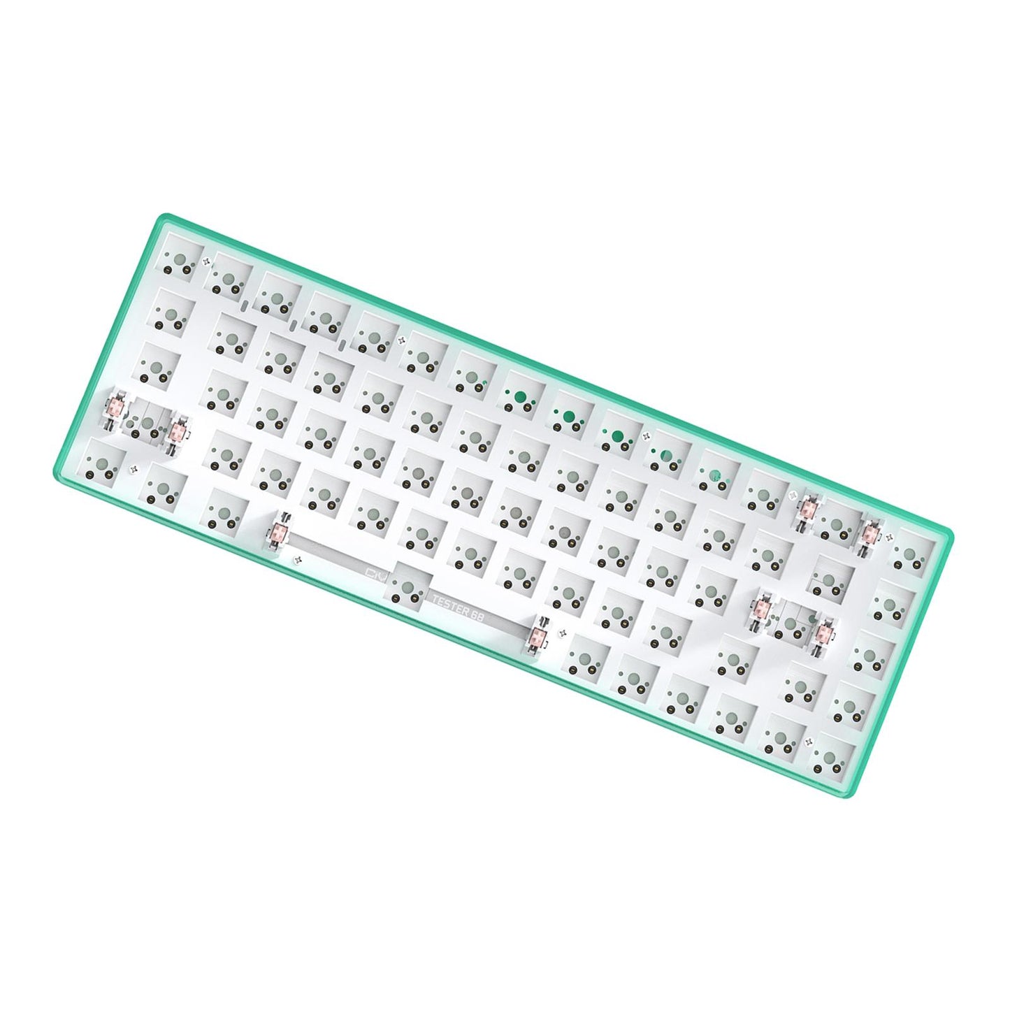 Mechanical Keyboard DIY Kit Hot-Swappable Shaft Base Axis for Windows PC Green