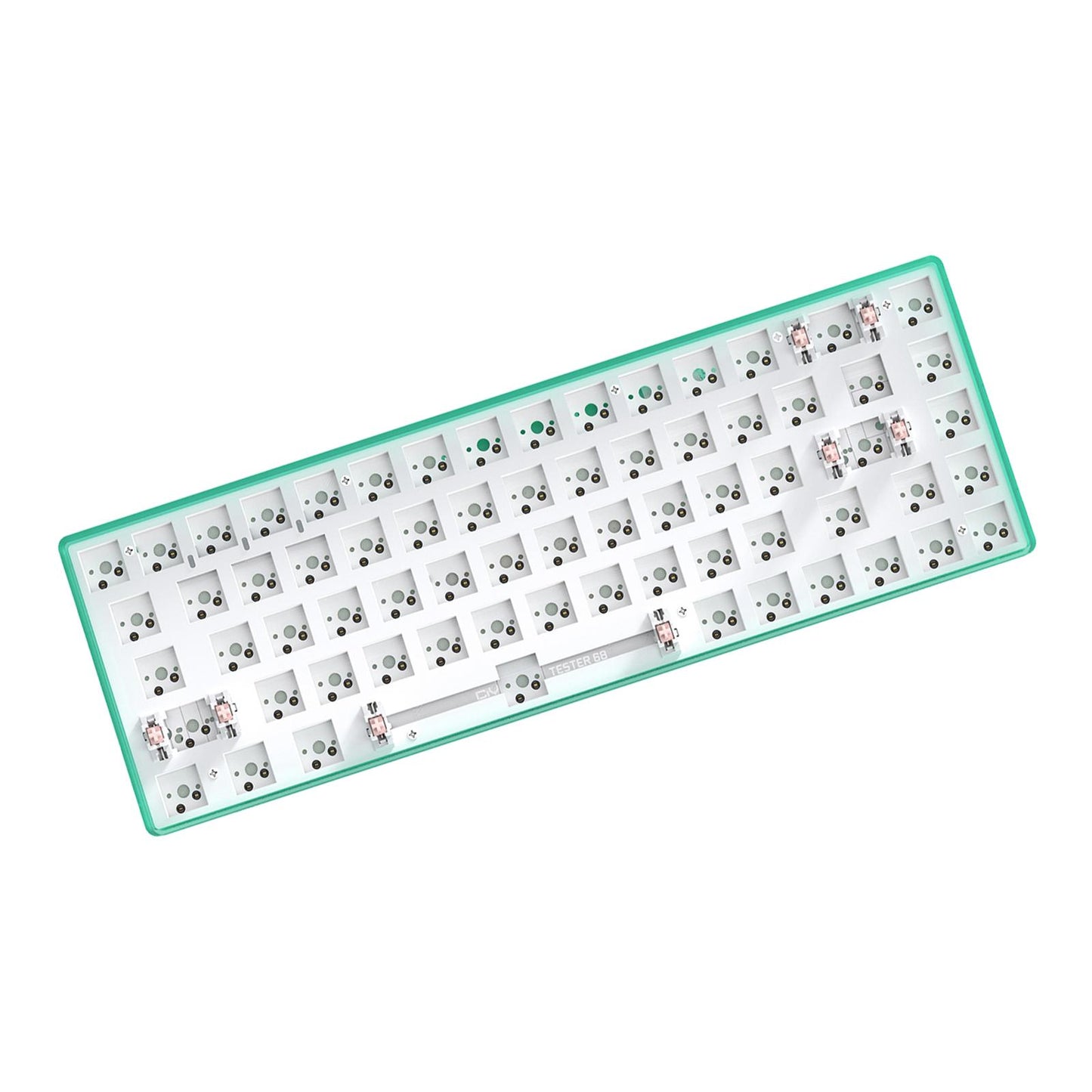 Mechanical Keyboard DIY Kit Hot-Swappable Shaft Base Axis for Windows PC Green
