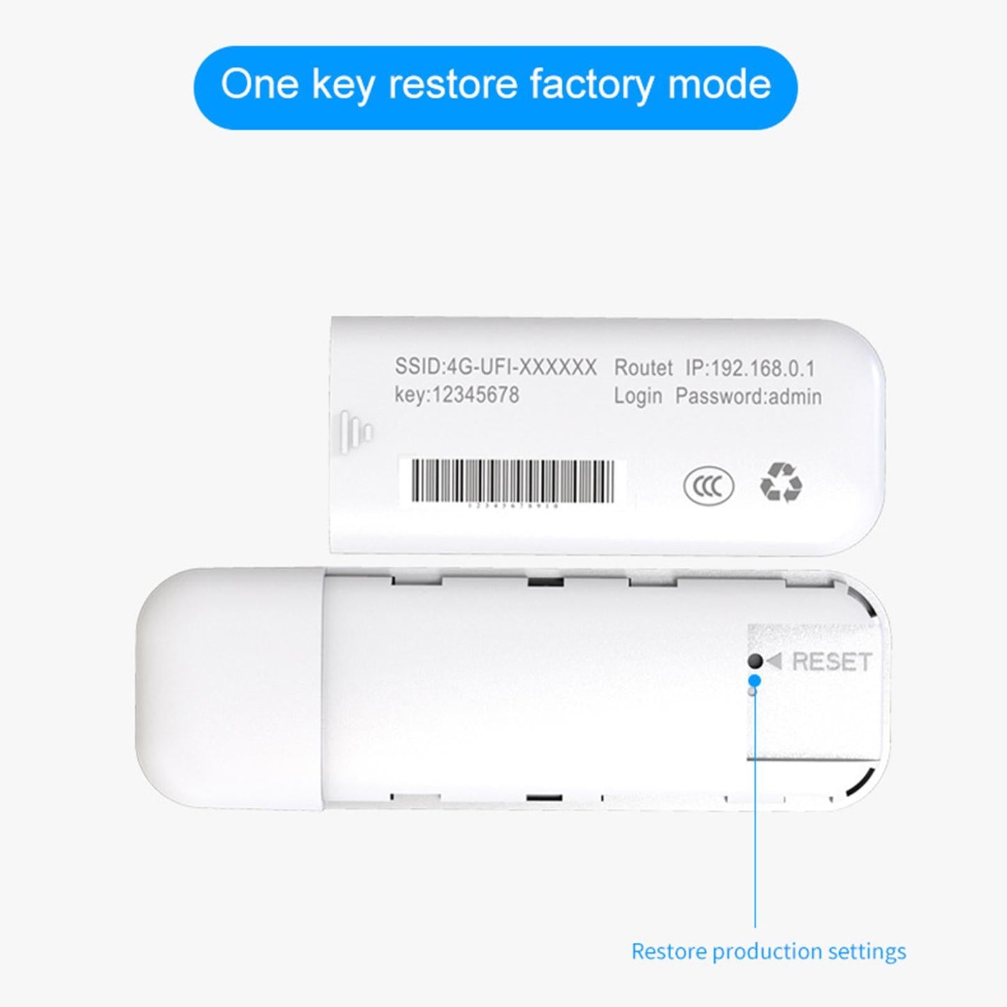 1x 4G WiFi Router USB Modem B1/B3/B5 Wireless Network Pocket for Hotel