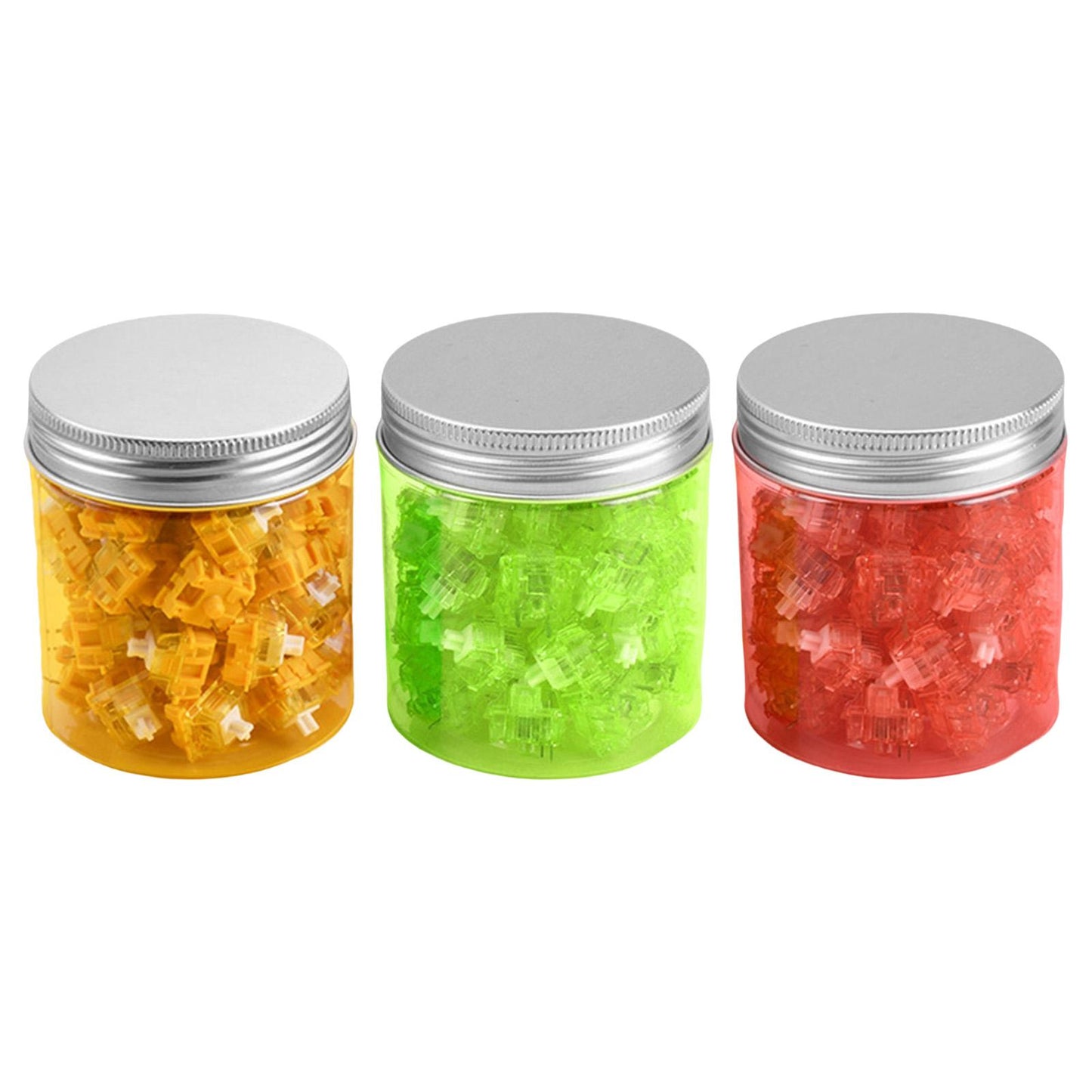 45x 3 Pin Diced Fruit Switch Set DIY Pre Lubed Switches Banana Switch