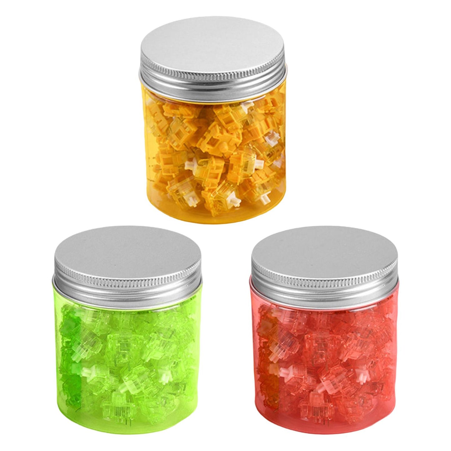 45x 3 Pin Diced Fruit Switch Set DIY Pre Lubed Switches Banana Switch