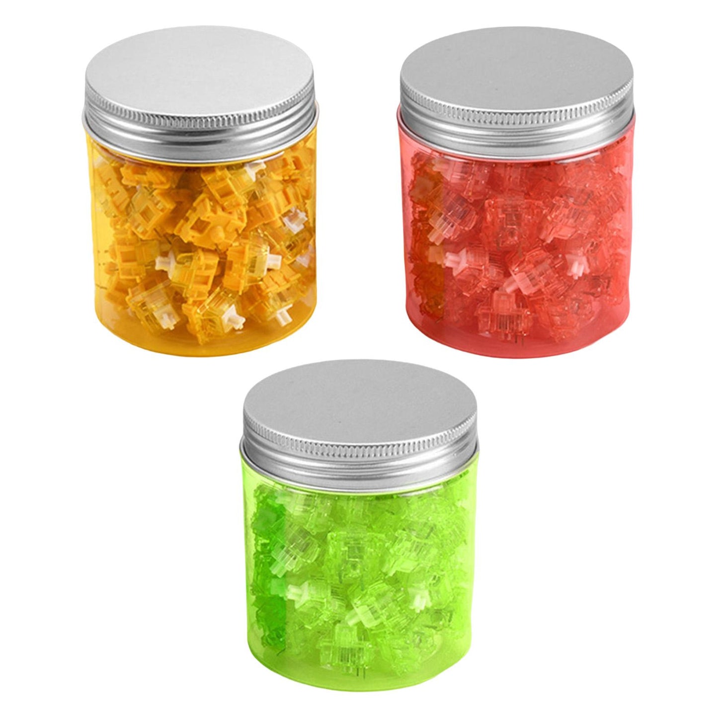 45x 3 Pin Diced Fruit Switch Set DIY Pre Lubed Switches Banana Switch