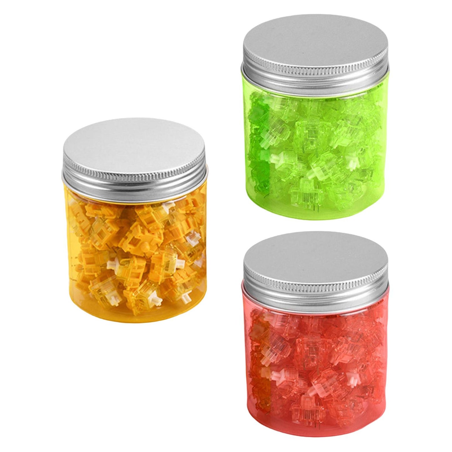 45x 3 Pin Diced Fruit Switch Set DIY Pre Lubed Switches Banana Switch