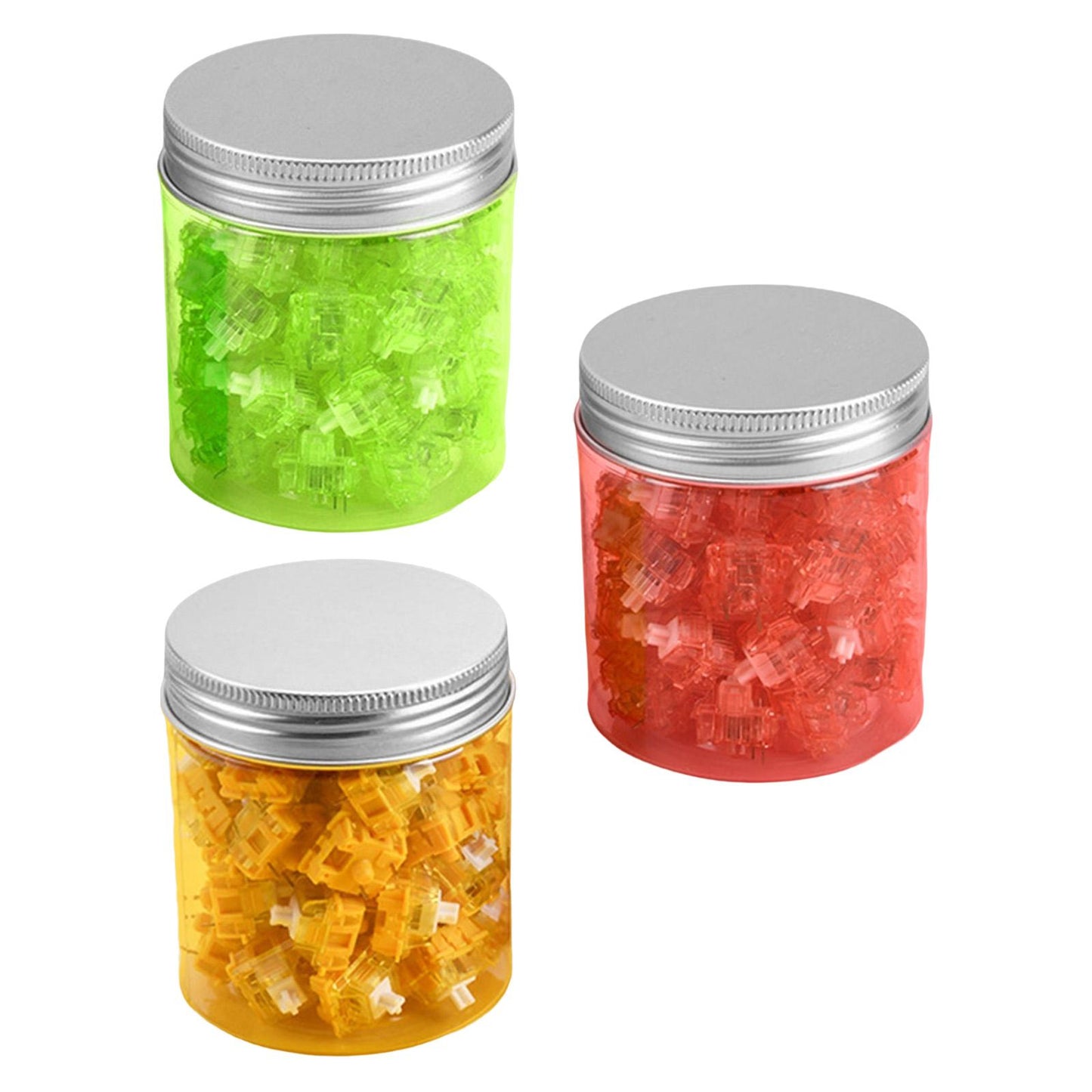 45x 3 Pin Diced Fruit Switch Set DIY Pre Lubed Switches Banana Switch