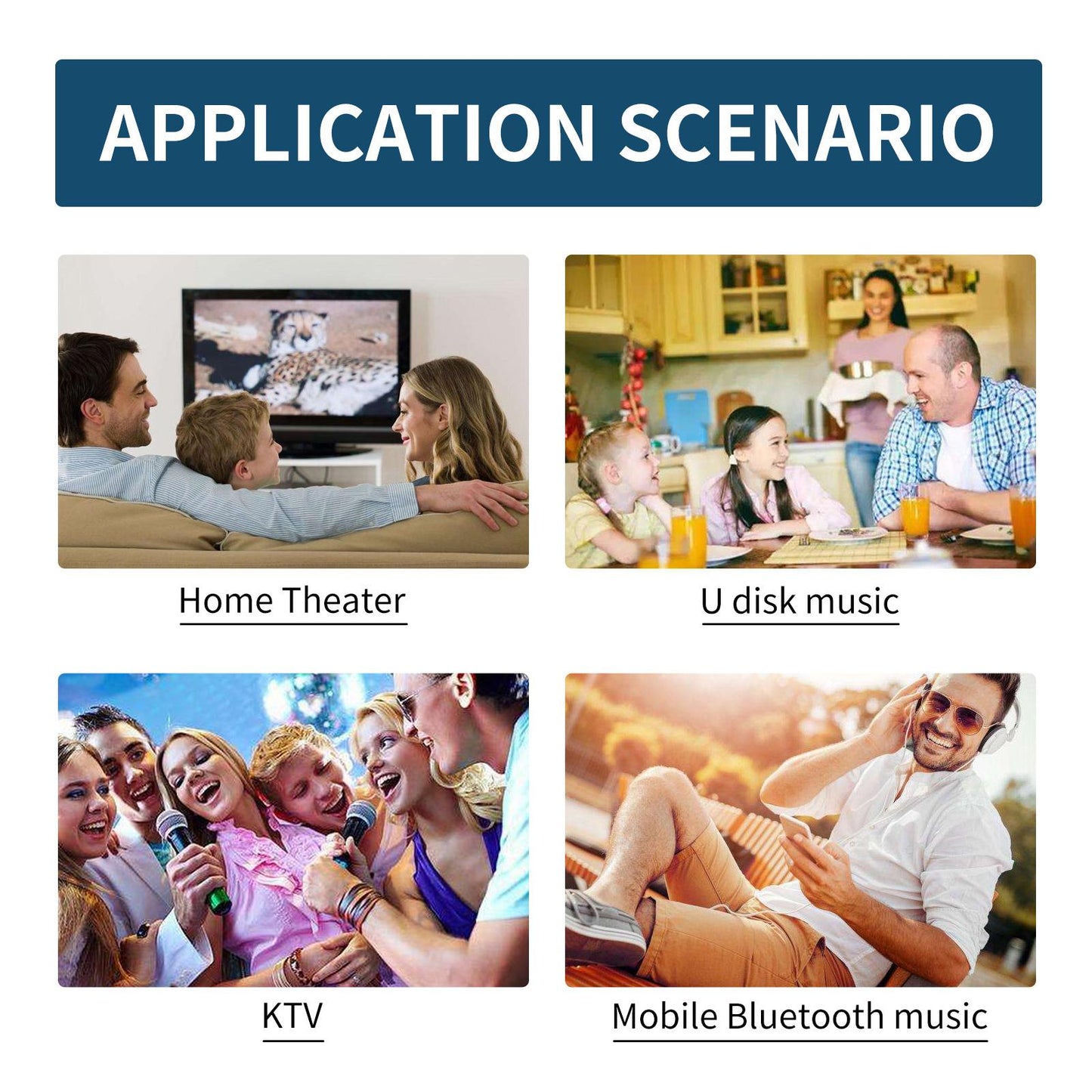 Digital to Analog Audio Converter Coaxial/Optical to RCA & 3.5mm for Cinema