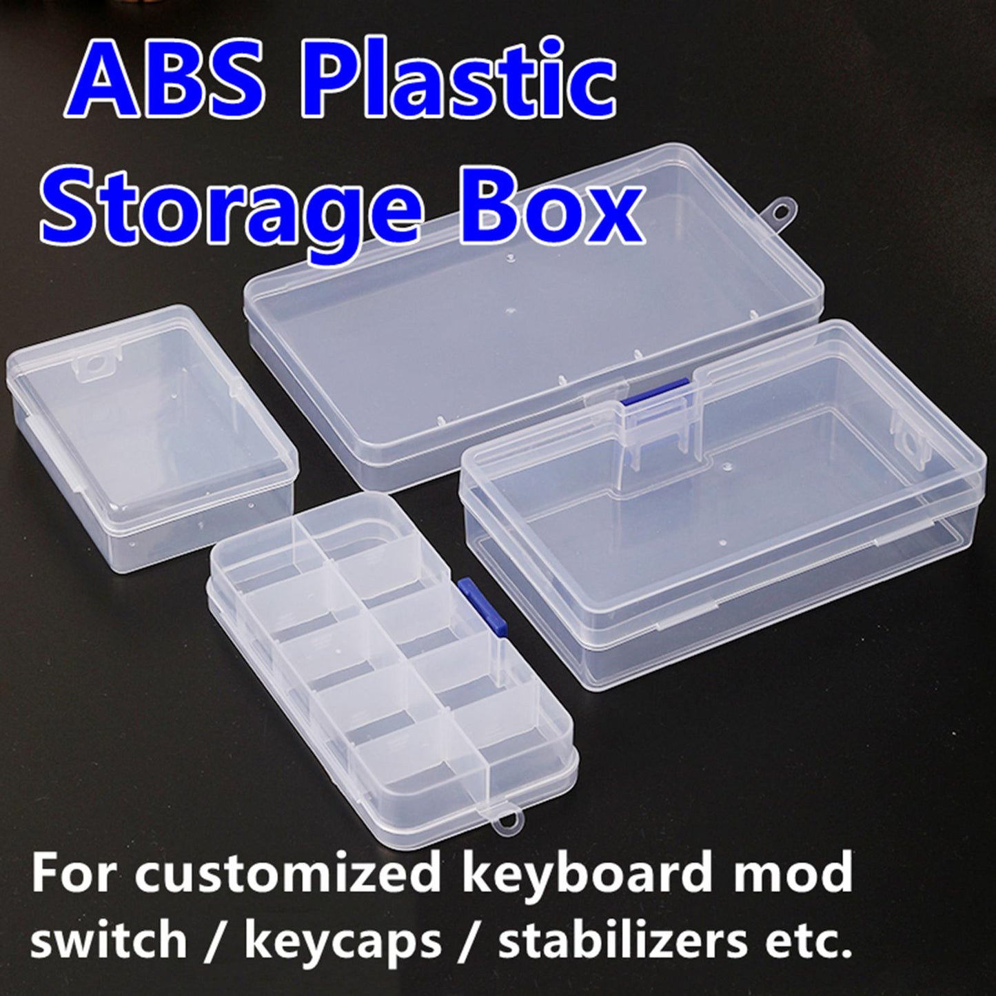 5Pcs Mechanical Keyboard Switch Storage Box Stackable for Keyboard DIY Small
