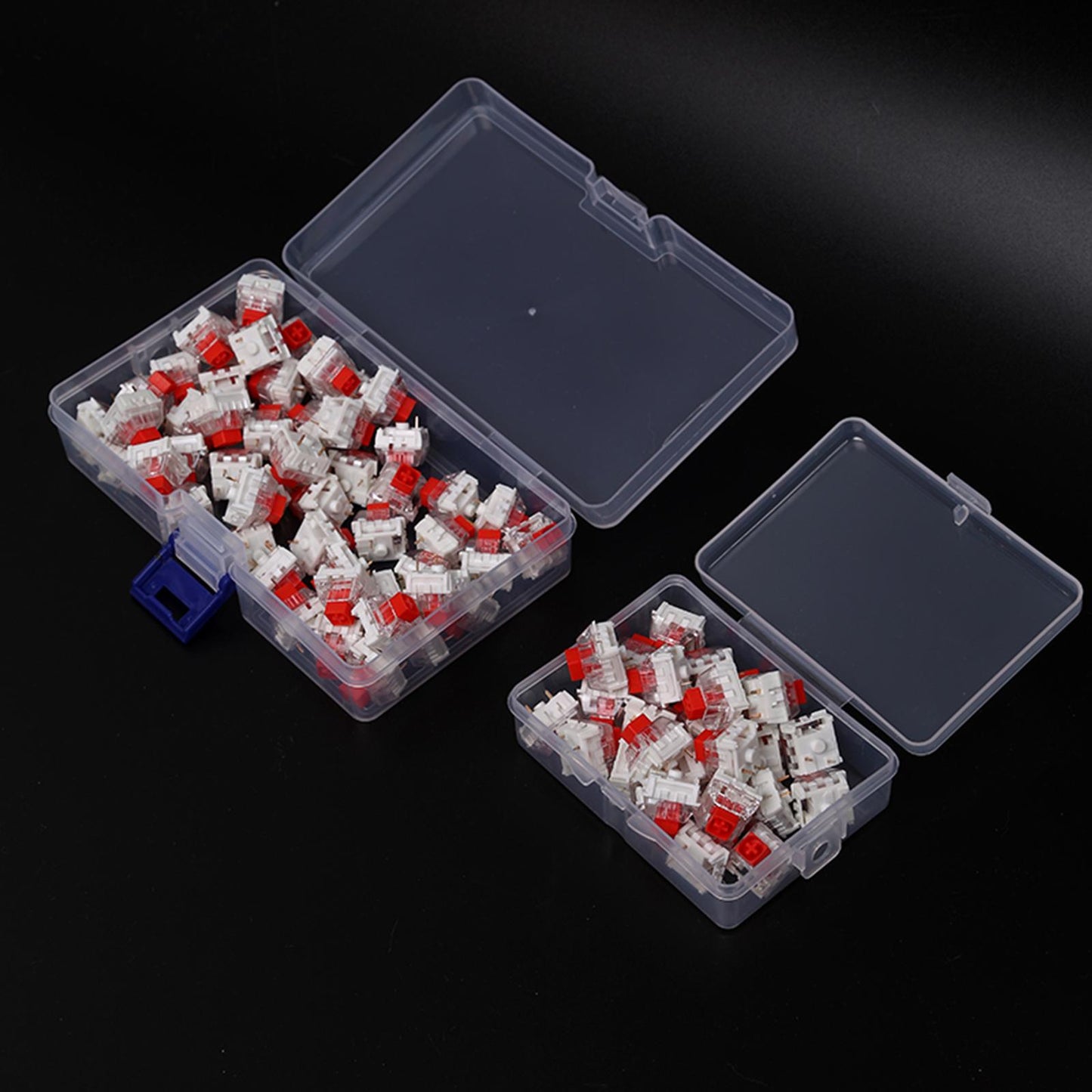 5Pcs Mechanical Keyboard Switch Storage Box Stackable for Keyboard DIY Grid