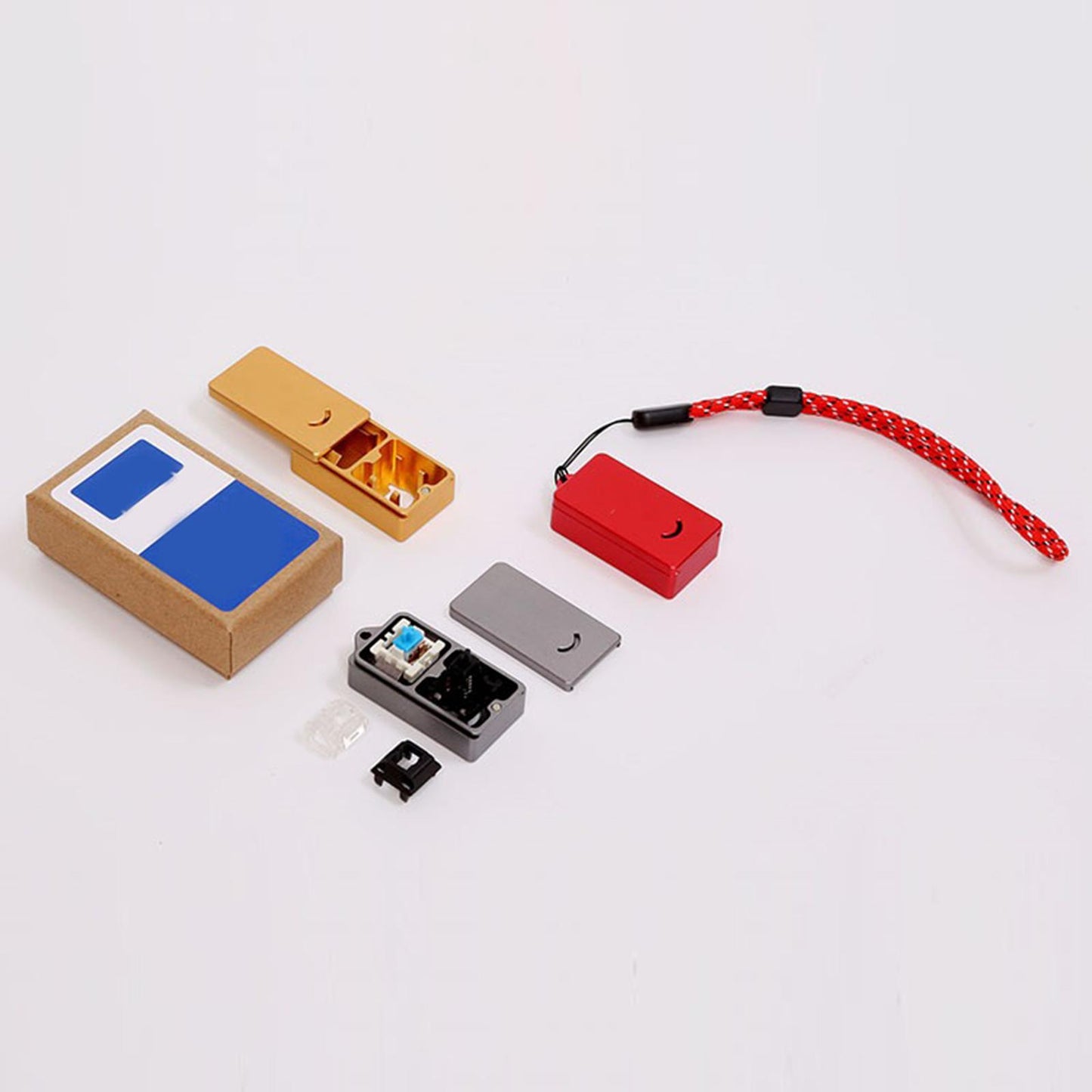 CNC Machined Aluminum Keycap Switch Opener Sliding Cover for Kailh Gray