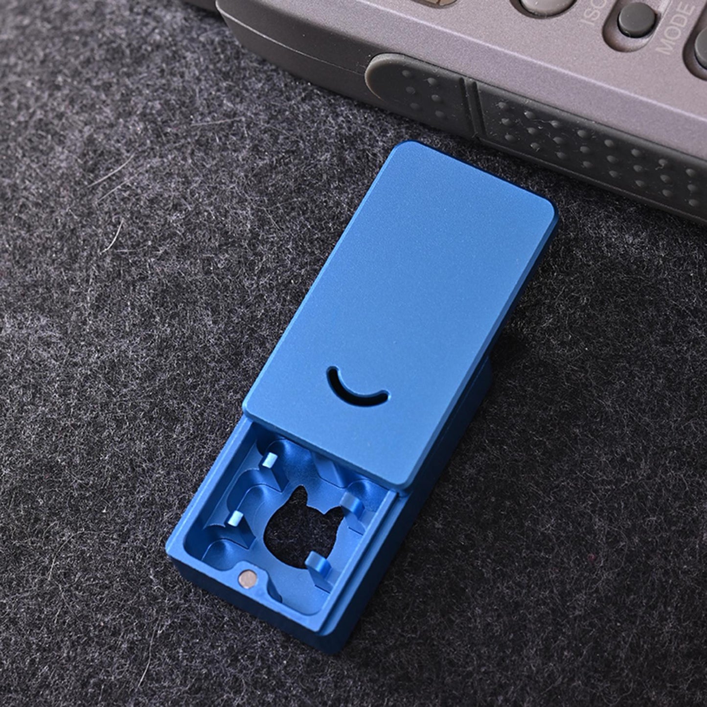 CNC Machined Aluminum Keycap Switch Opener Sliding Cover for Kailh Gray