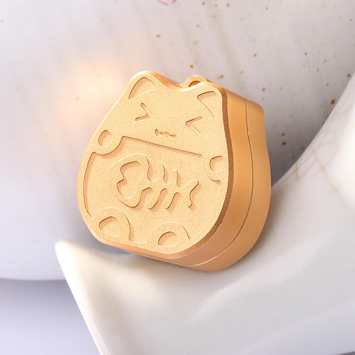 CNC Magnetic Switch Opener for Cherry Switches Mechanical Keyboards Golden