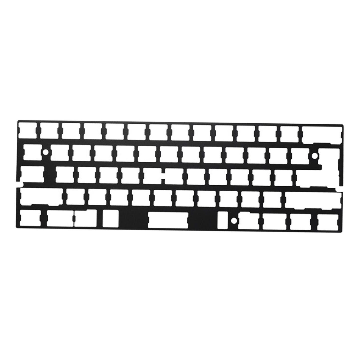 Positioning Board Plate Anodized Finished for GH60 60% Keyboard DIY Black