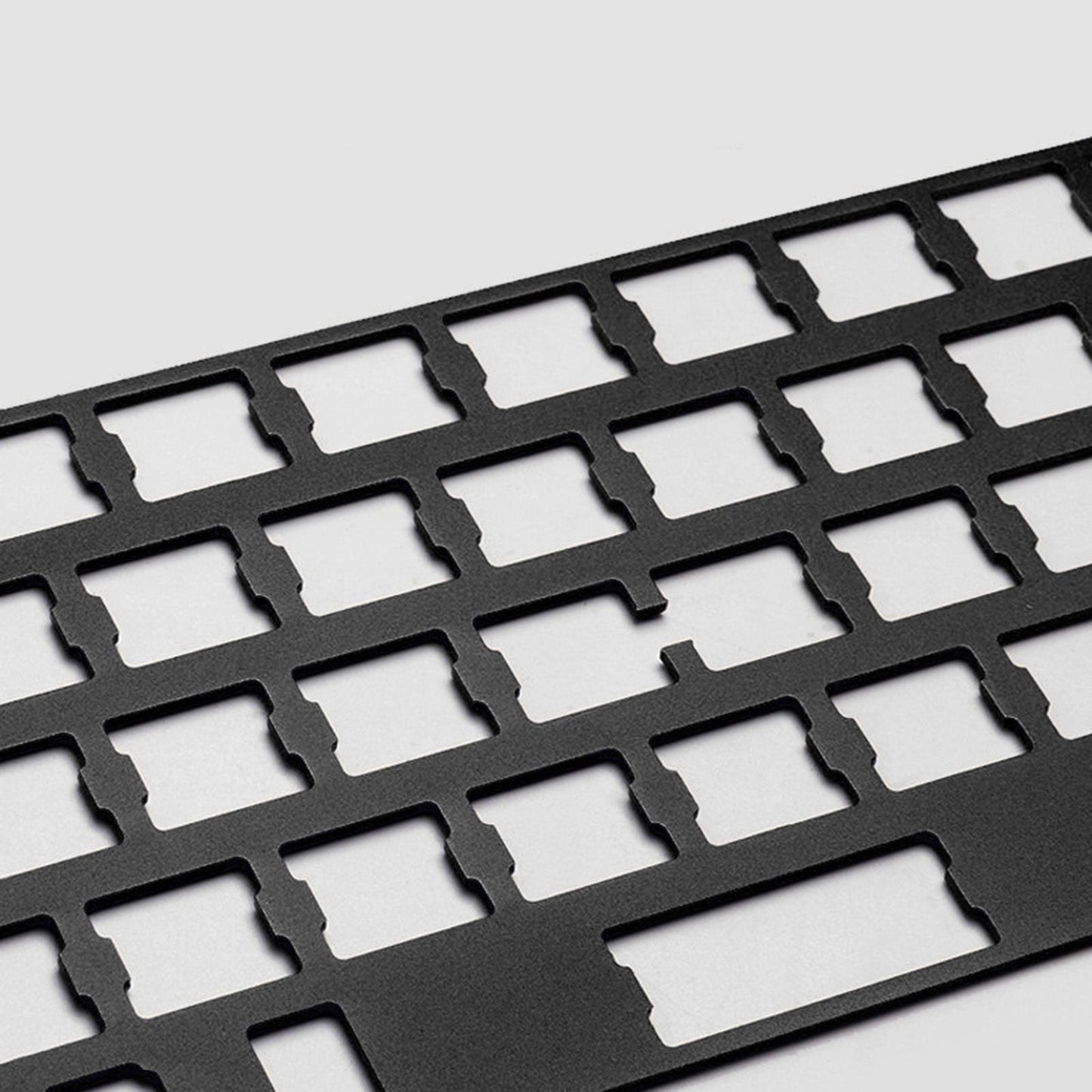 Positioning Board Plate Anodized Finished for GH60 60% Keyboard DIY Black